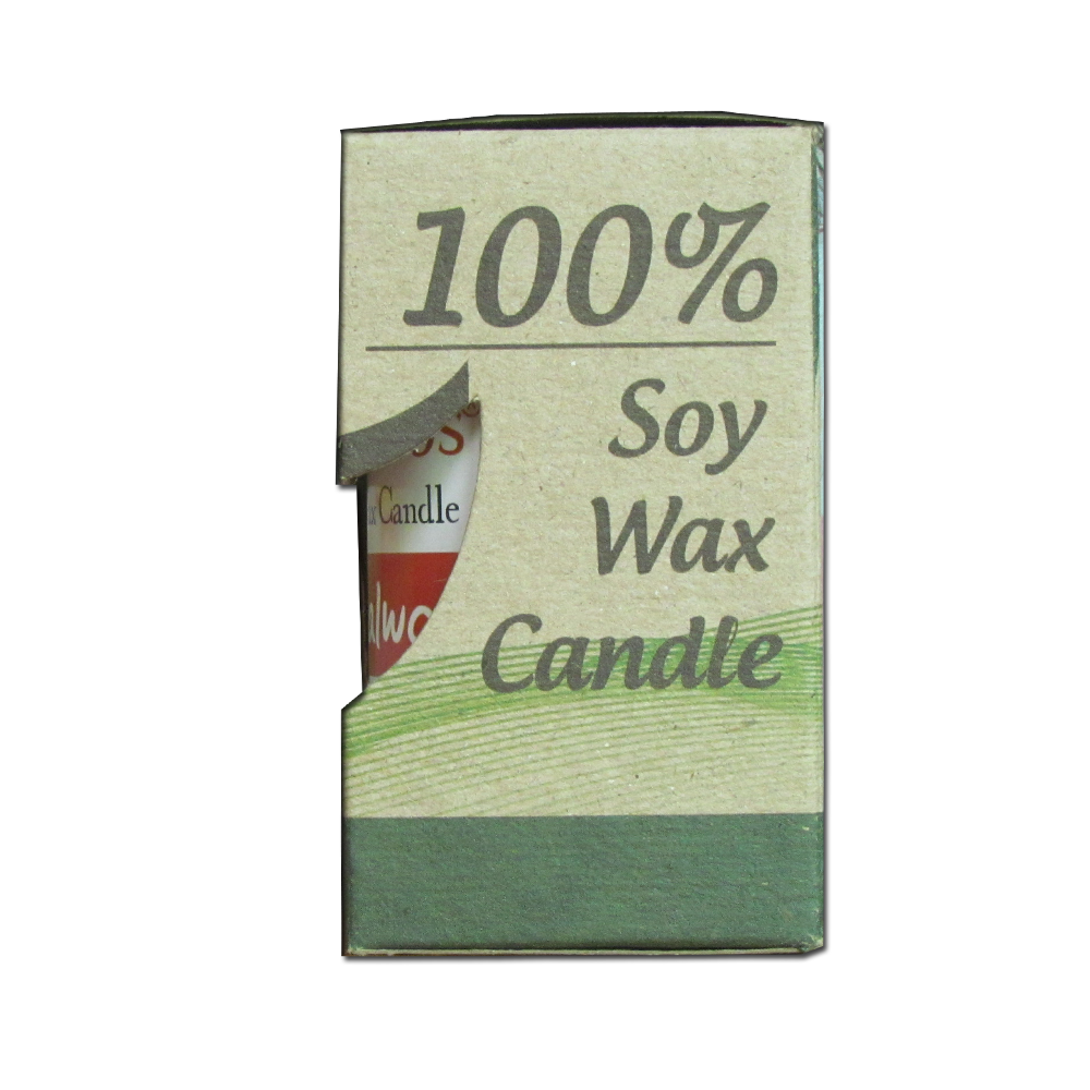 SenOdos เทียนหอมอโรม่า เทียนทีไลท์ Sandalwood Soy Candle 45 g. - กลิ่นไม้หอมแก่นจันทร์ 15 g. (6 ชิ้น)