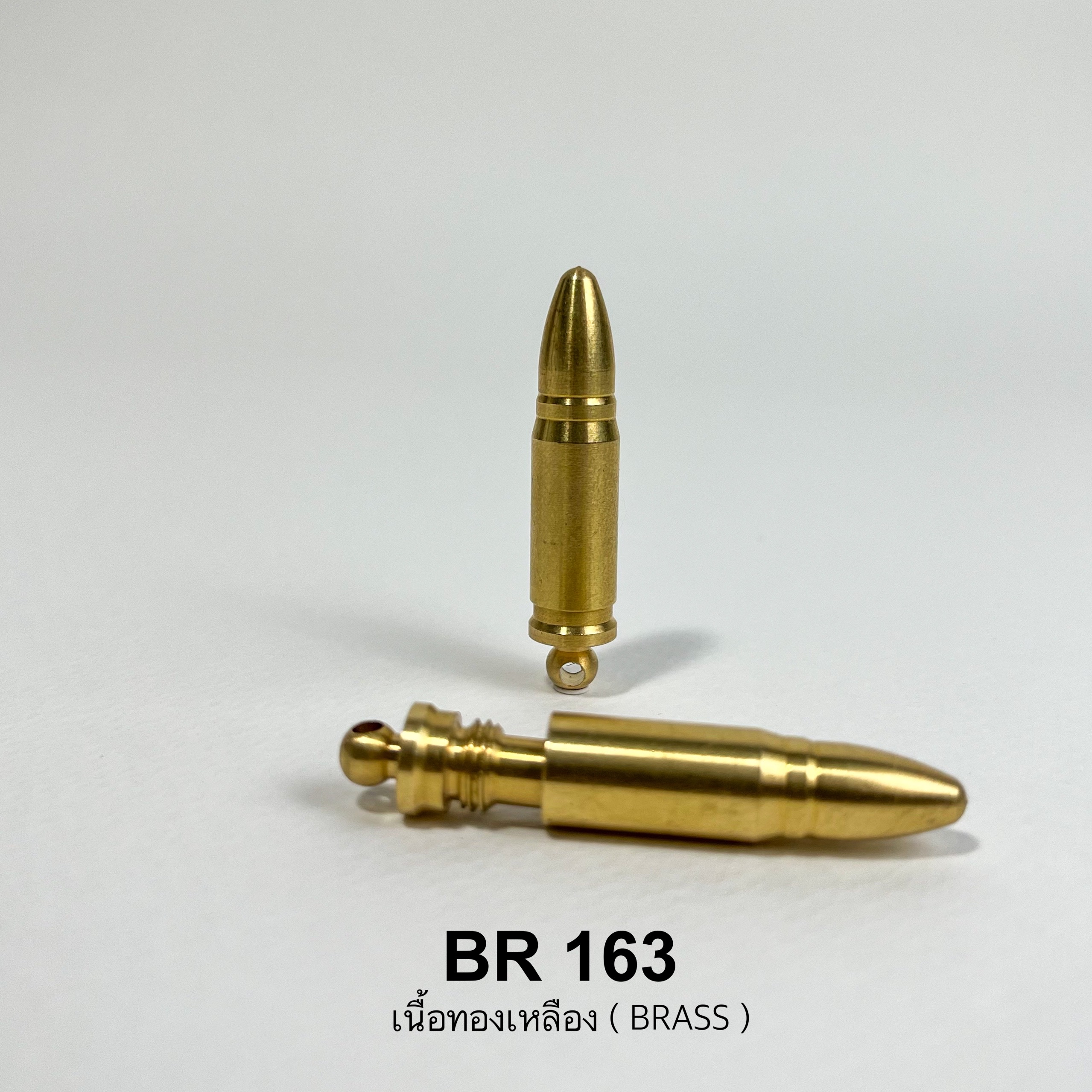 BR163 จี้สร้อยคอ เครื่องประดับ ไม่รวมเชือก อุปกรณ์ทองเหลืองแท้ อุปกรณ์งานหนัง **ราคาต่อชิ้น**
