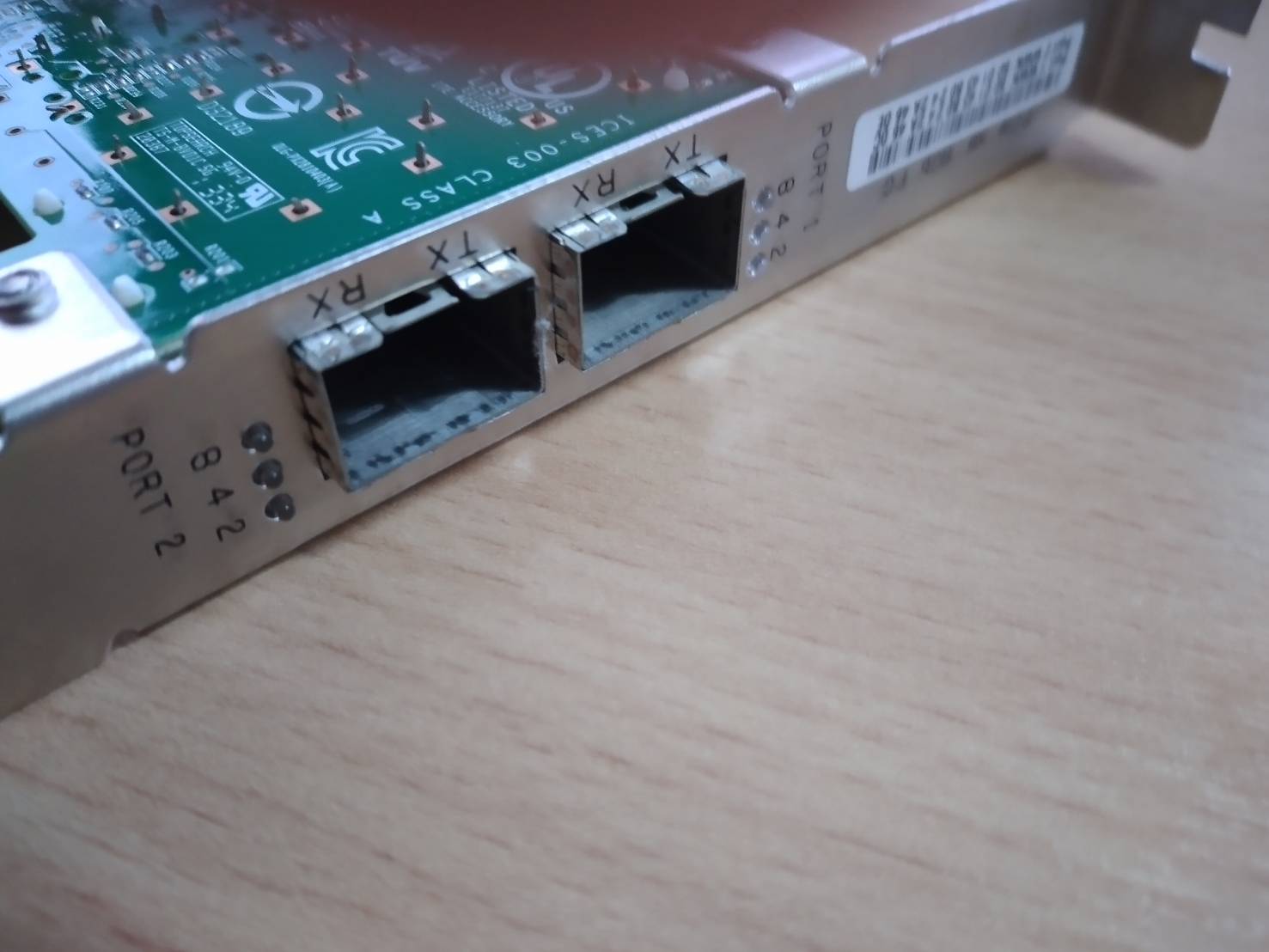 HP aj764a aj764-63002 QLogic qle2562-hp PCIe 8gb FC HBA 489191-001 2x SFP