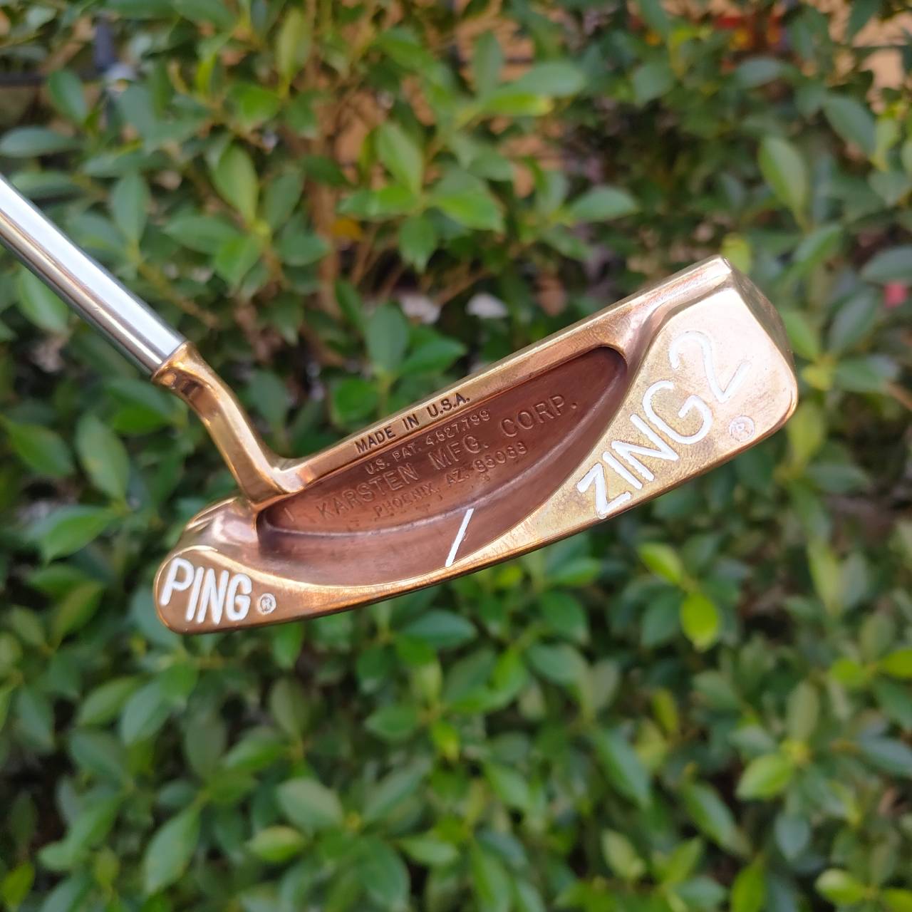PUTTER PING ZING2 ความยาว 34 นิ้ว วัสดุทองเหลือง แท้ๆ เนื้อสวยมากๆครับ พัตต์ดีมากๆ ยอดนิยม