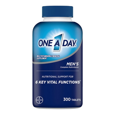 One A Day Mens Health Formula with Lycopene ทานแค่วันละ 1 เม็ด ครบสูตรสำหรับผู้ชายวัยทำงาน ขนาด 300 เม็ด รุ่นใหม่ล่าสุด