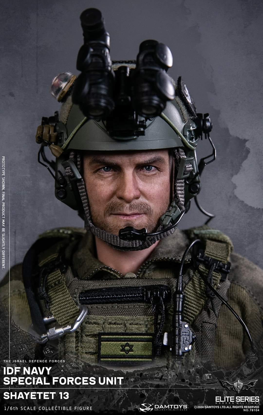 [สั่งจอง]DAMTOYS 78104 1/6 : IDF Navy special forces unit Shayetet 13 Action Figure