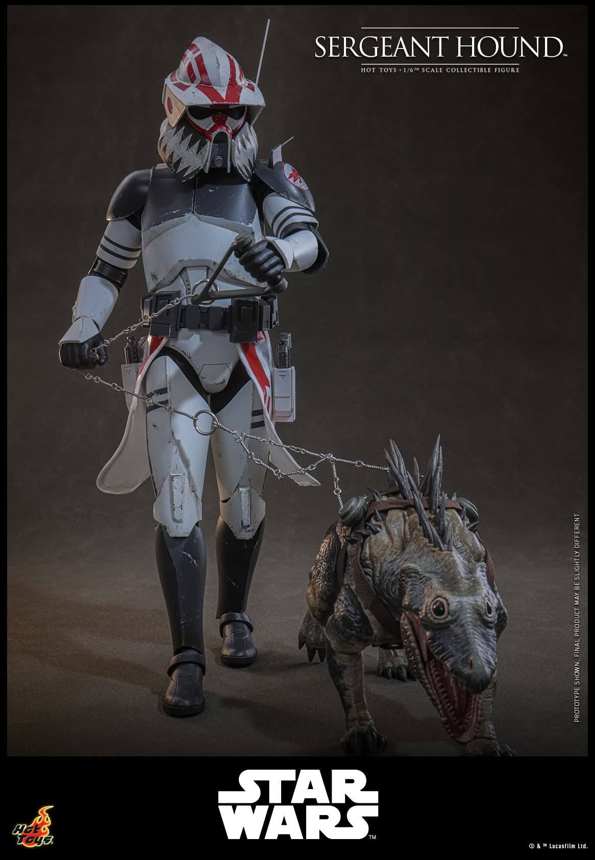 [สั่งจอง]HOT TOYS TMS167 1/6 : Sergeant Hound Collectible Figure [Star Wars: The Clone Wars]