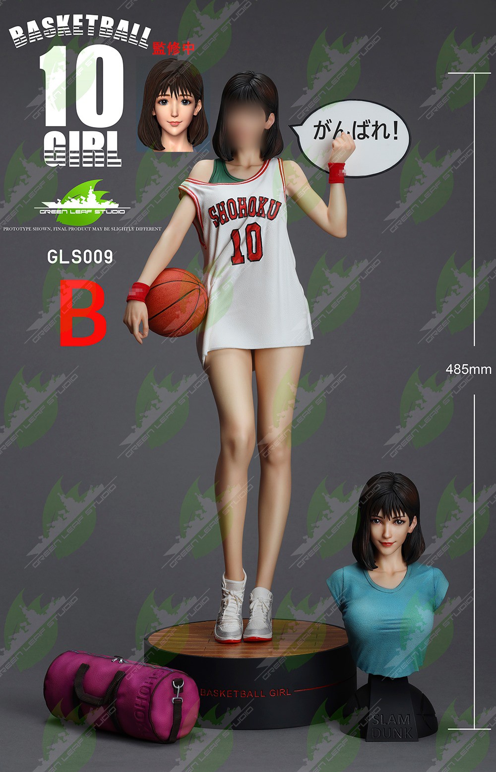 [สั่งจอง]GREEN LEAF STUDIO GLS009 1/4 : Basketball girl statue red/white ver.