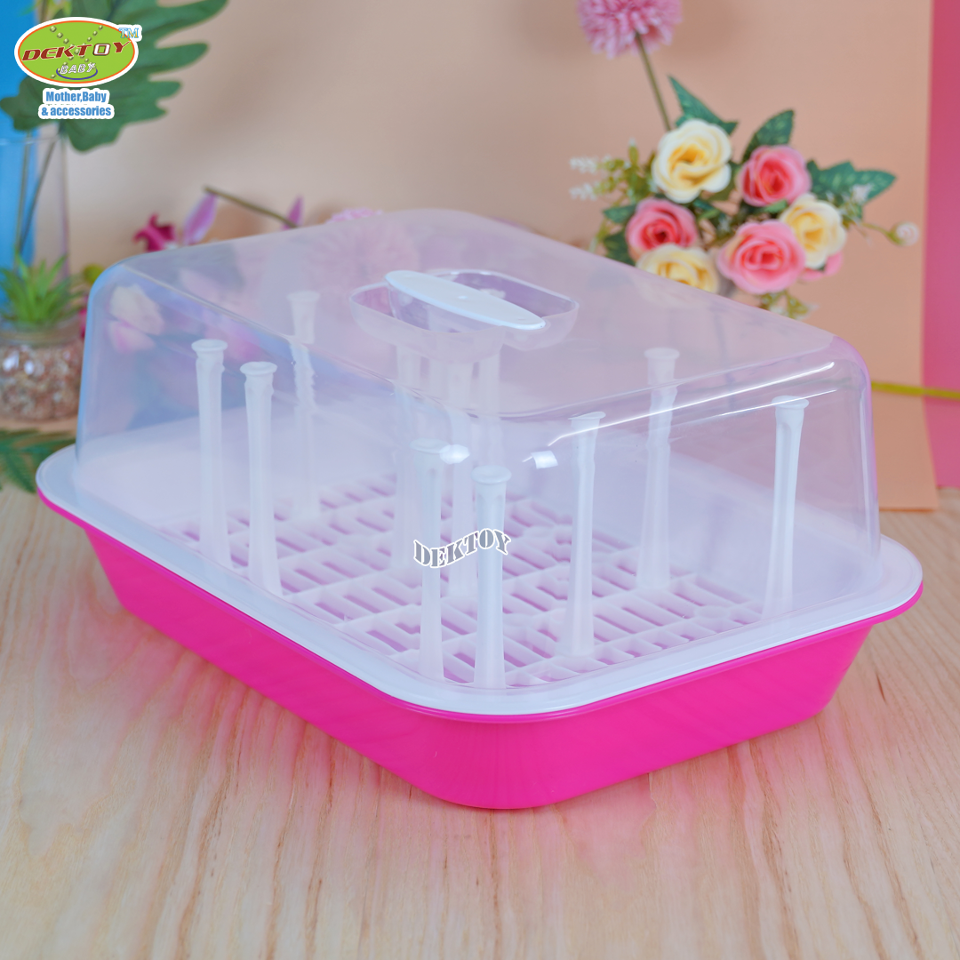 Dragon ware ที่คว่ำแก้ว ที่คว่ำขวดนมนม พร้อมฝา