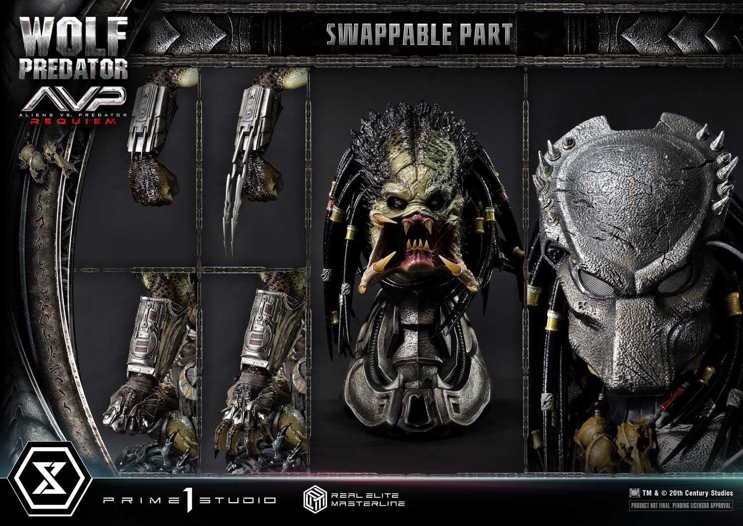 [สั่งจอง]Prime 1 Studio : Wolf Predator (Aliens vs. Predator: Requiem)