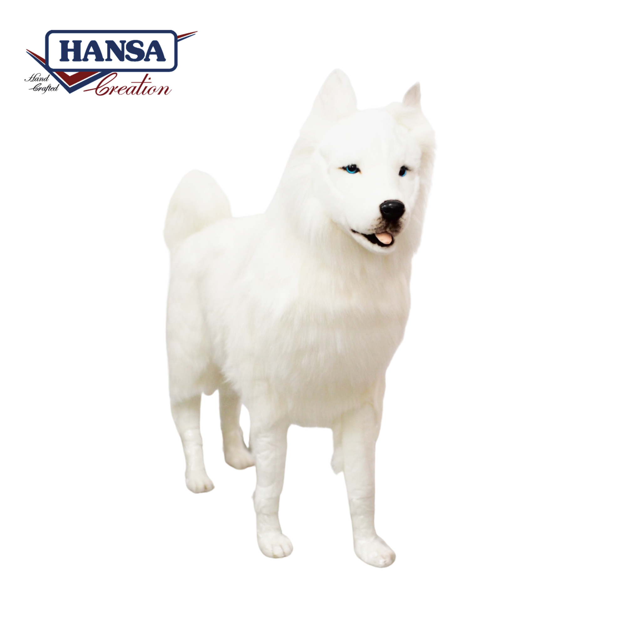 8332 Siberian Husky White 115 cm.L