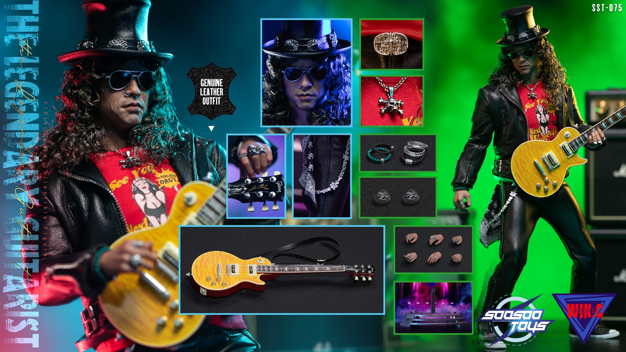 [สั่งจอง] Soosootoys SST-075 1/6 : The Legendary Guitarist