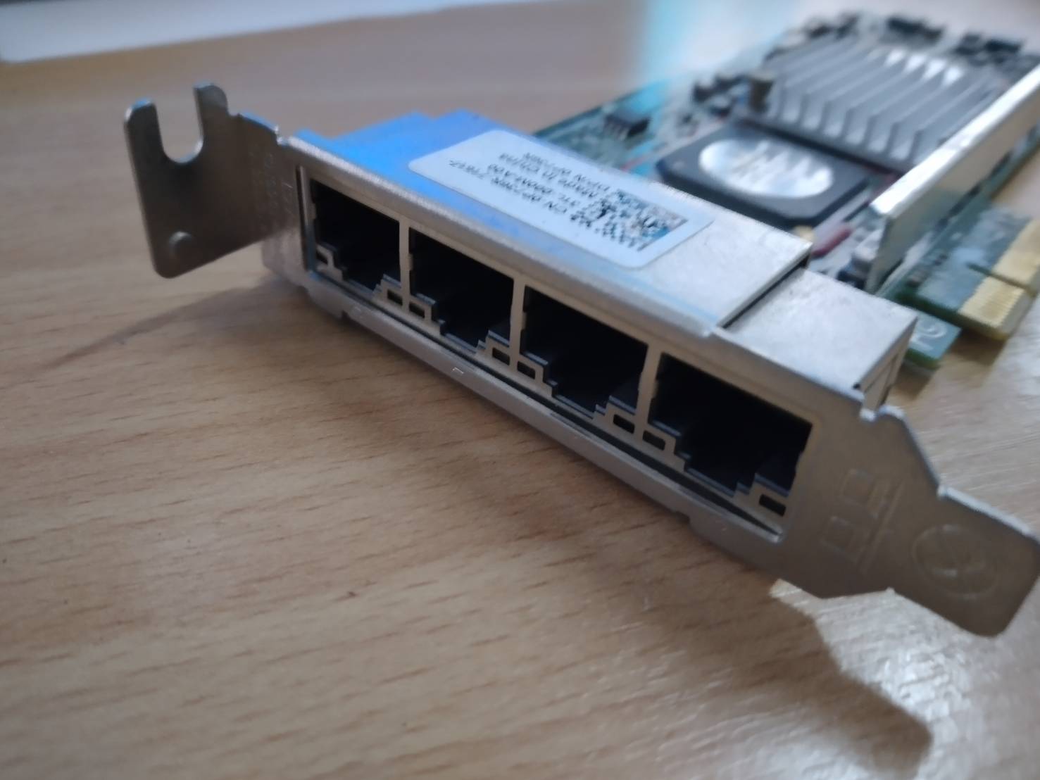 Dell 0P736R P736R Broadcom Quad Port 1GBps PCI-E GIGABIT Network Card BCM5709C ขาสั้น