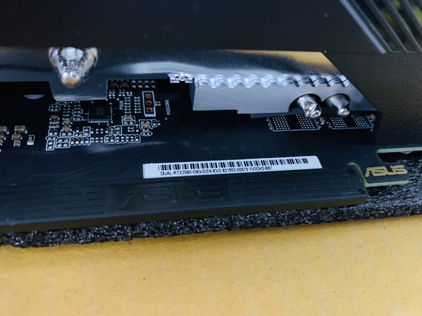 การ์ดจอ ASUS VGA GEFORCE RTX 2060 DUAL EVO O6G - 6GB GDDR6 Graphics Card