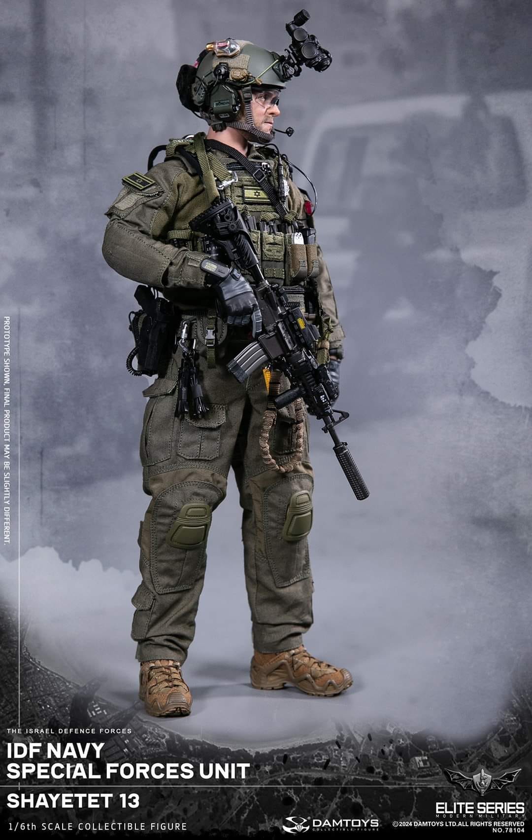 [สั่งจอง]DAMTOYS 78104 1/6 : IDF Navy special forces unit Shayetet 13 Action Figure