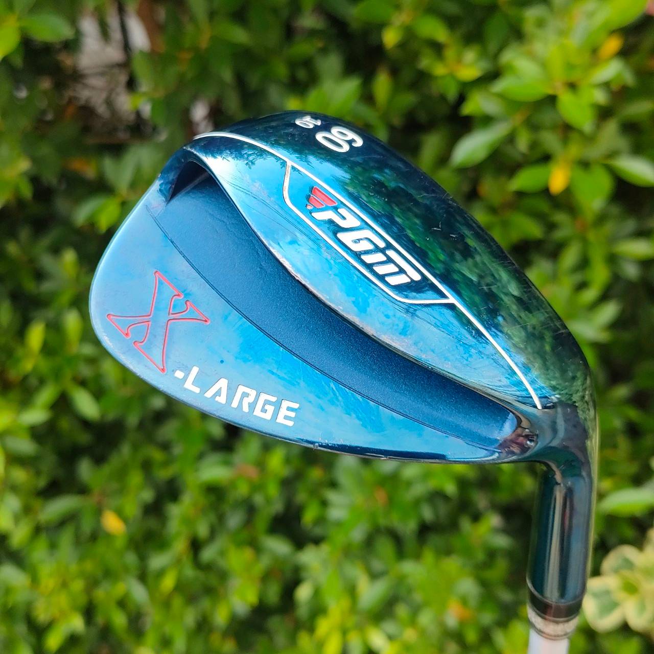 WEDGE PGM X-LARGE องศา 60 เบาท์ 10 ก้าน PGM FLEX WEDGE ผลิตจากวัสดุเกรดพรีเมี่ยม FORGED CNC หน้าตะใบ SPIN MILED ร่องลึก ไม้กอล์ฟมือสอง ของแท้ BY NakaraLuxurious