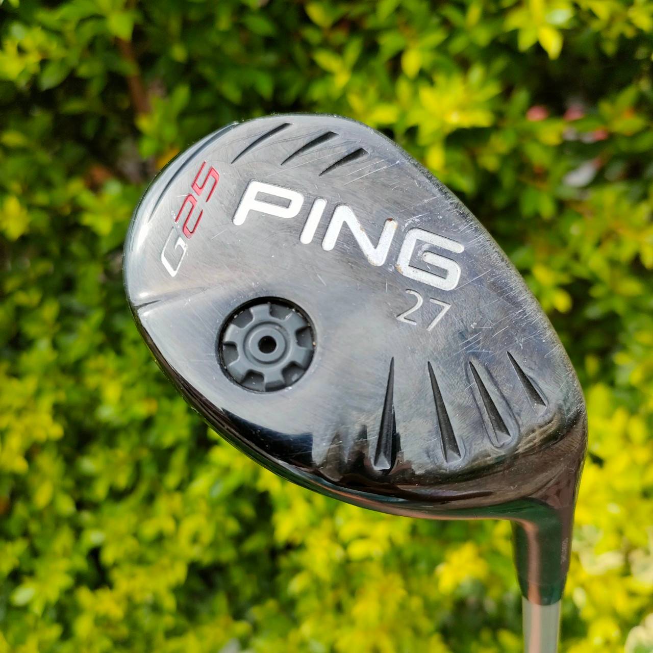 HYBRID PING G25 องศา 27 ก้าน PING TFC360 FLEX S สภาพเดิมๆ กริพดี เดิมทุกอย่าง องศา 27 ตีแทนเหล็ก 5 - 4 ได้เลย ไม้กอล์ฟมือสอง ของแท้ BY NakaraLuxurious