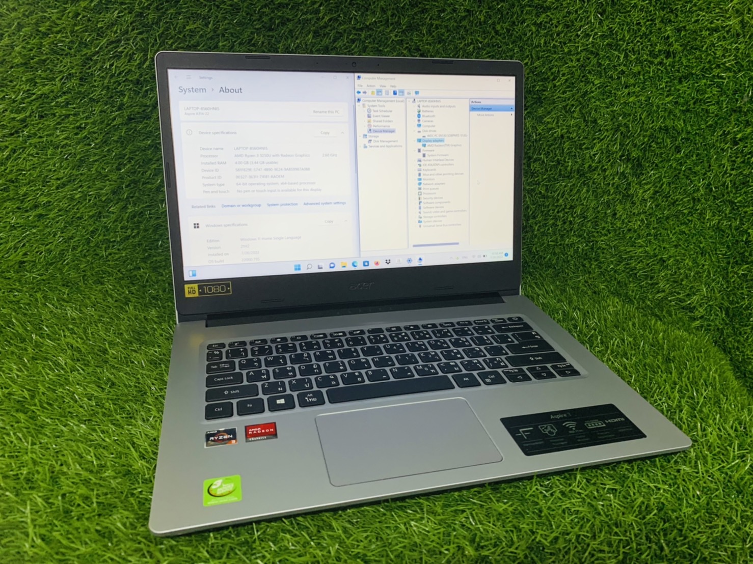 Notebook โน๊ตบุ๊ค สเปคแรง สำหรับเล่นเกม ทำงาน Acer Aspire 3 A314-22-R6F4 14 inch