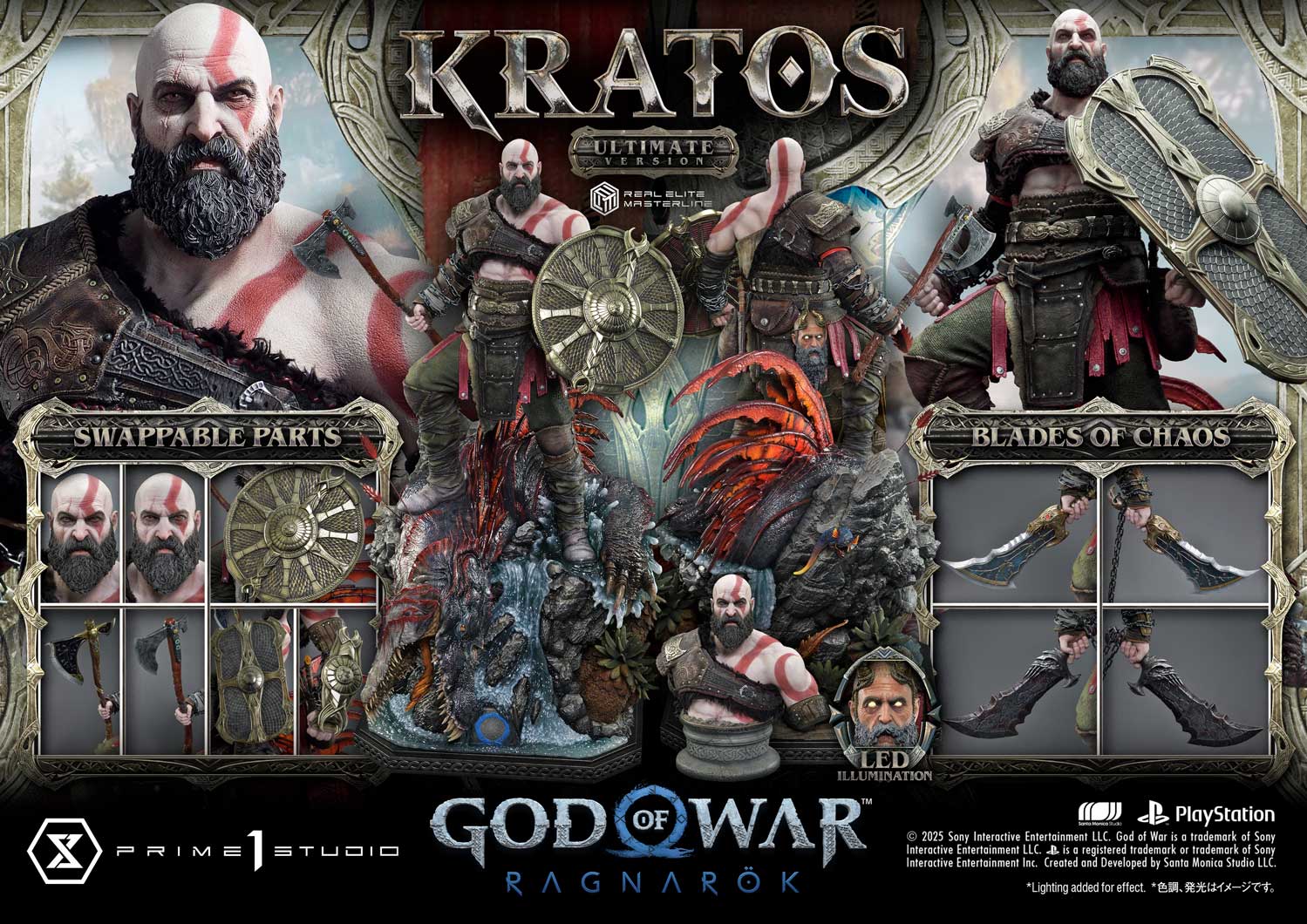[สั่งจอง] Prime 1 Studio : Kratos (God of War: Ragnarok)