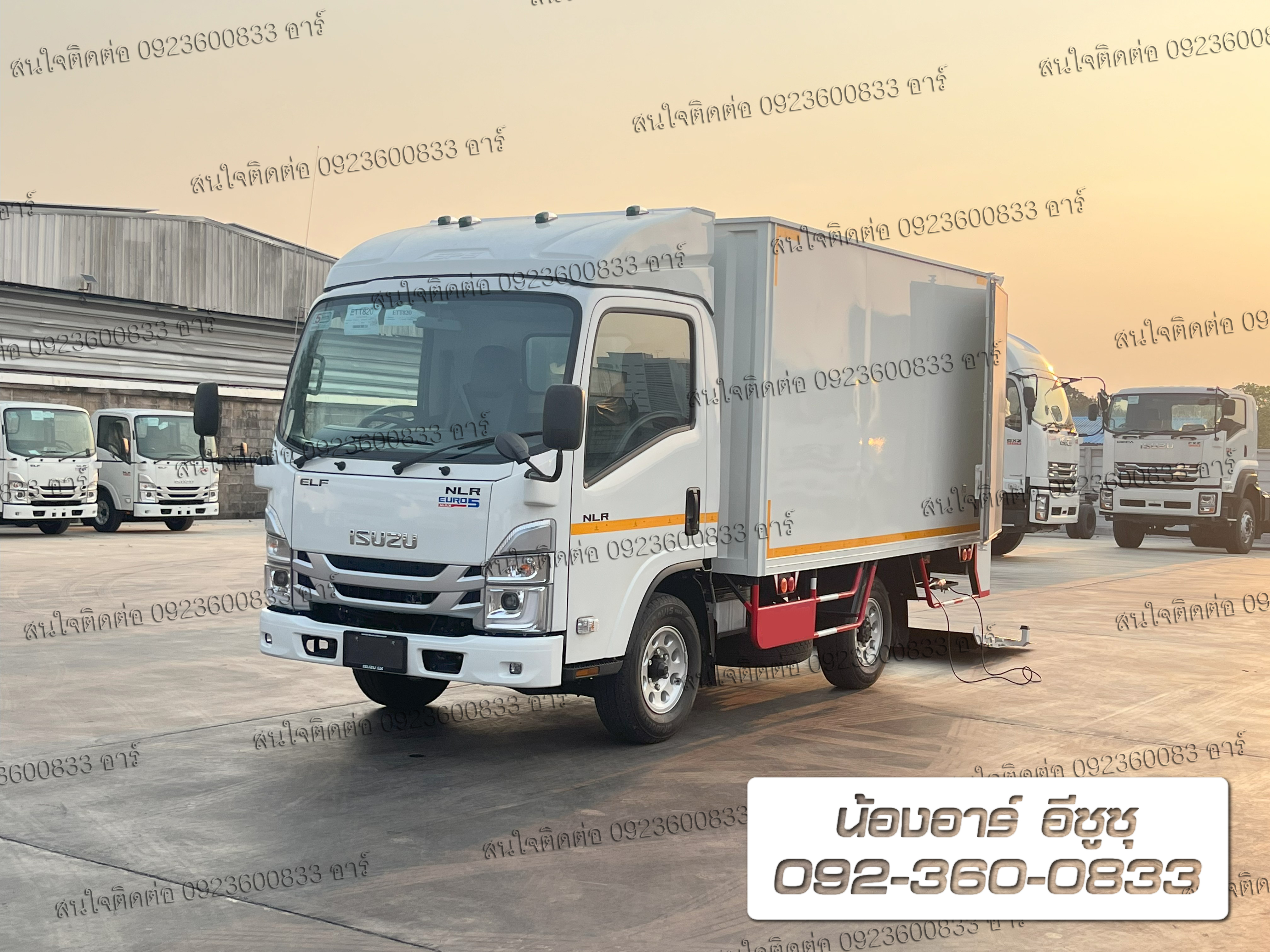 4 ล้อ ISUZU NLR Euro5 Max ตู้แห้ง ลิฟท้าย