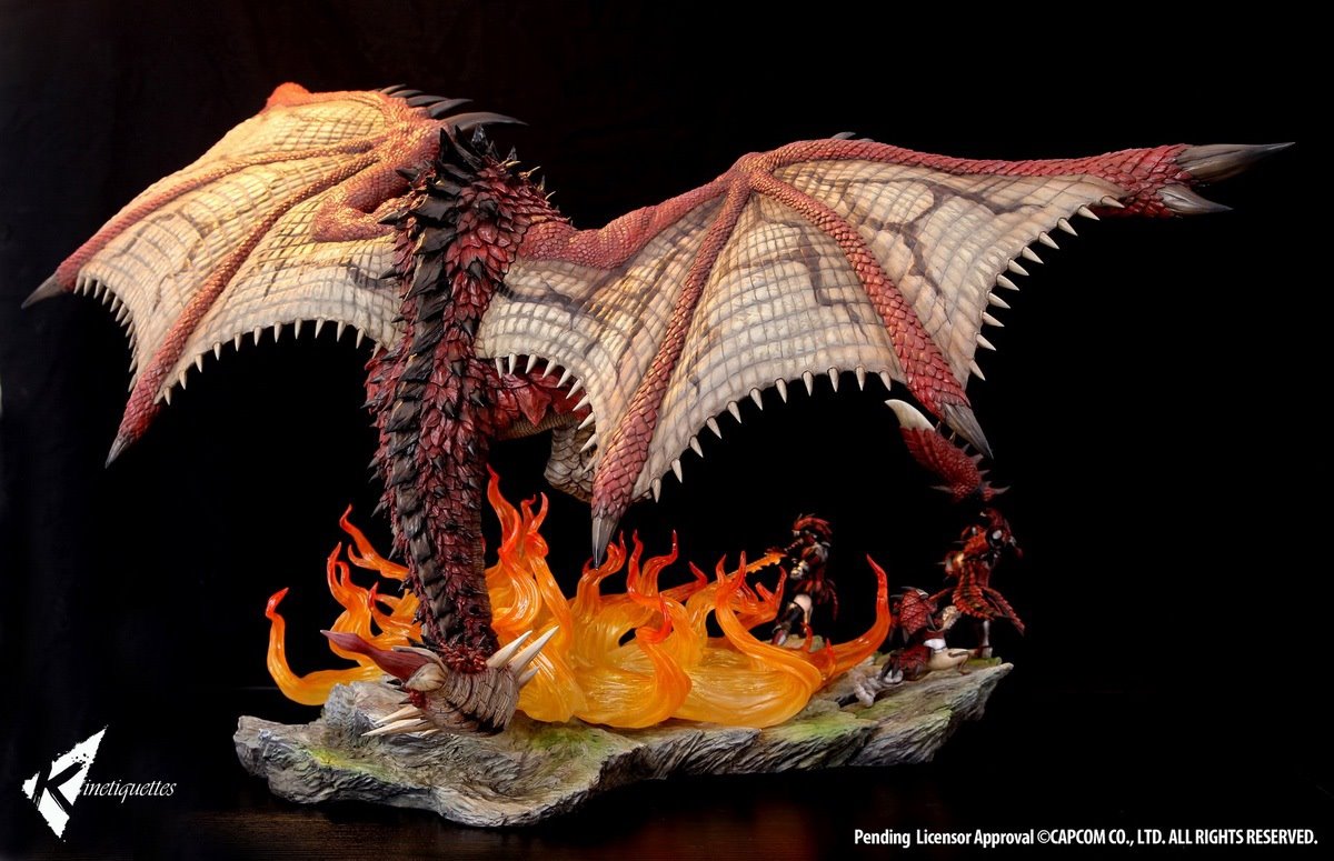 [สั่งจอง]Kinetiquettes 1/10 scale : RATHALOS - THE FIERY BUNDLE