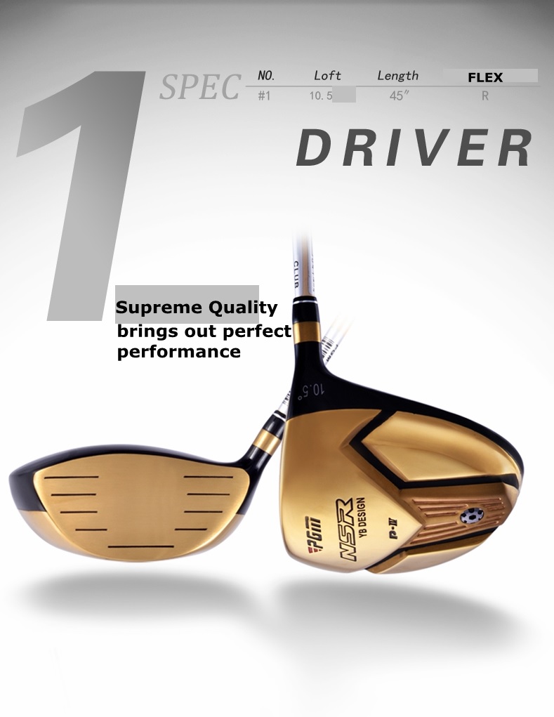 ไม้กอล์ฟพรีเมี่ยม DRIVER PGM NSR GOLD