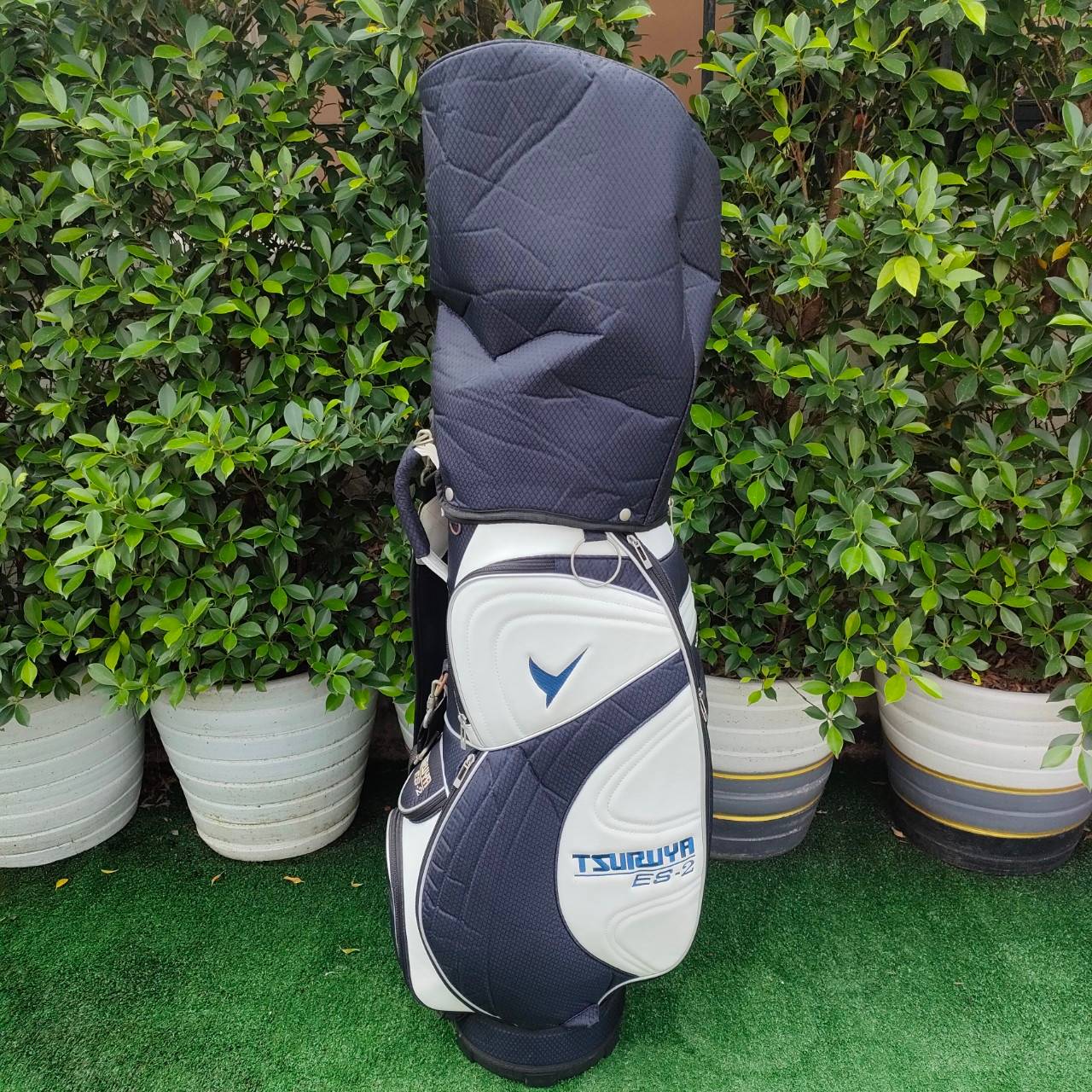 ถุงกอล์ฟ TSURUYA ES -2 มือสอง ของแท้ สวยเดิมครับ
