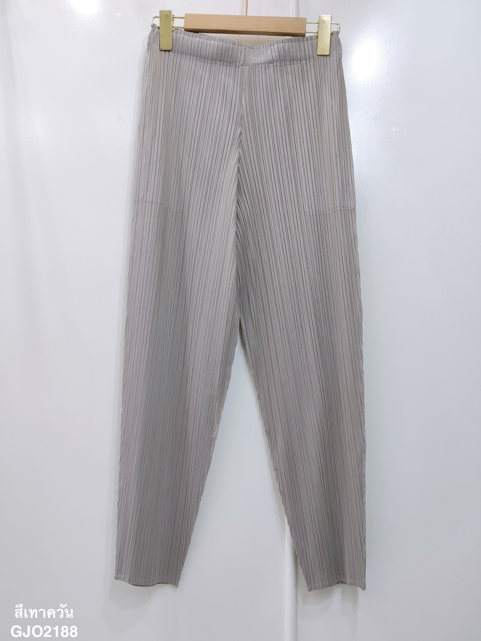 ยาว 34นิ้ว!! 2MUAY รุ่น GJO2188 กางเกงผู้หญิง กางเกงอัดพลีทคุณภาพ 12สี FREE SIZE CASUAL FIT PLEATES PANTS