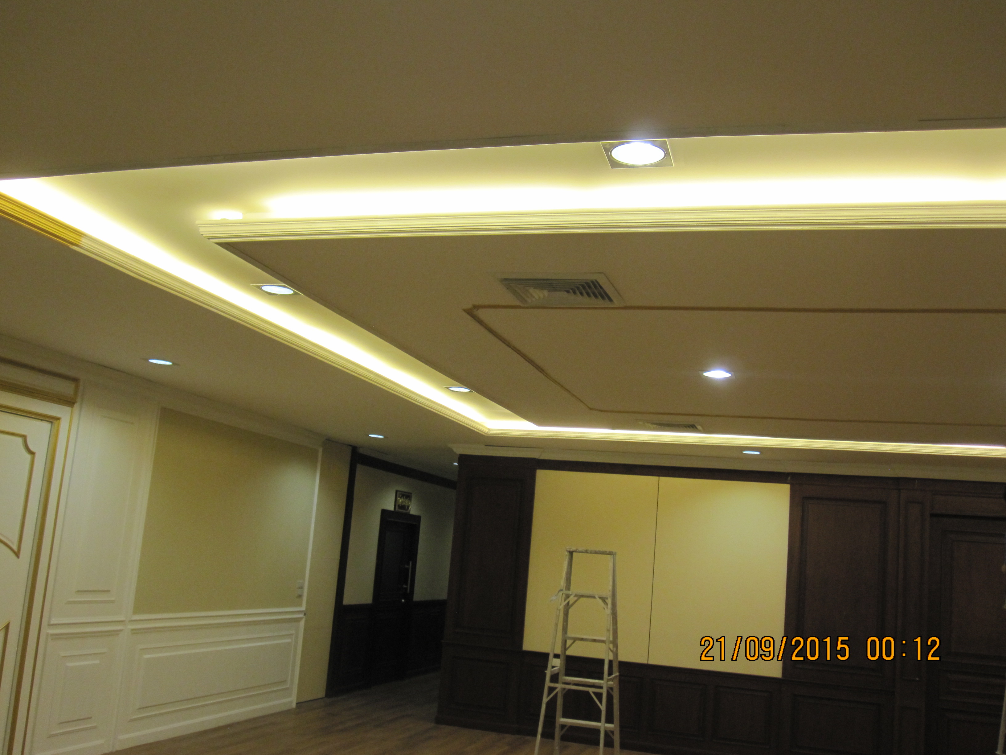 งานกองทัพบก ทำฝ้าไฟเบอร์ใหม่ รีโนเวท ซ่อมแซม