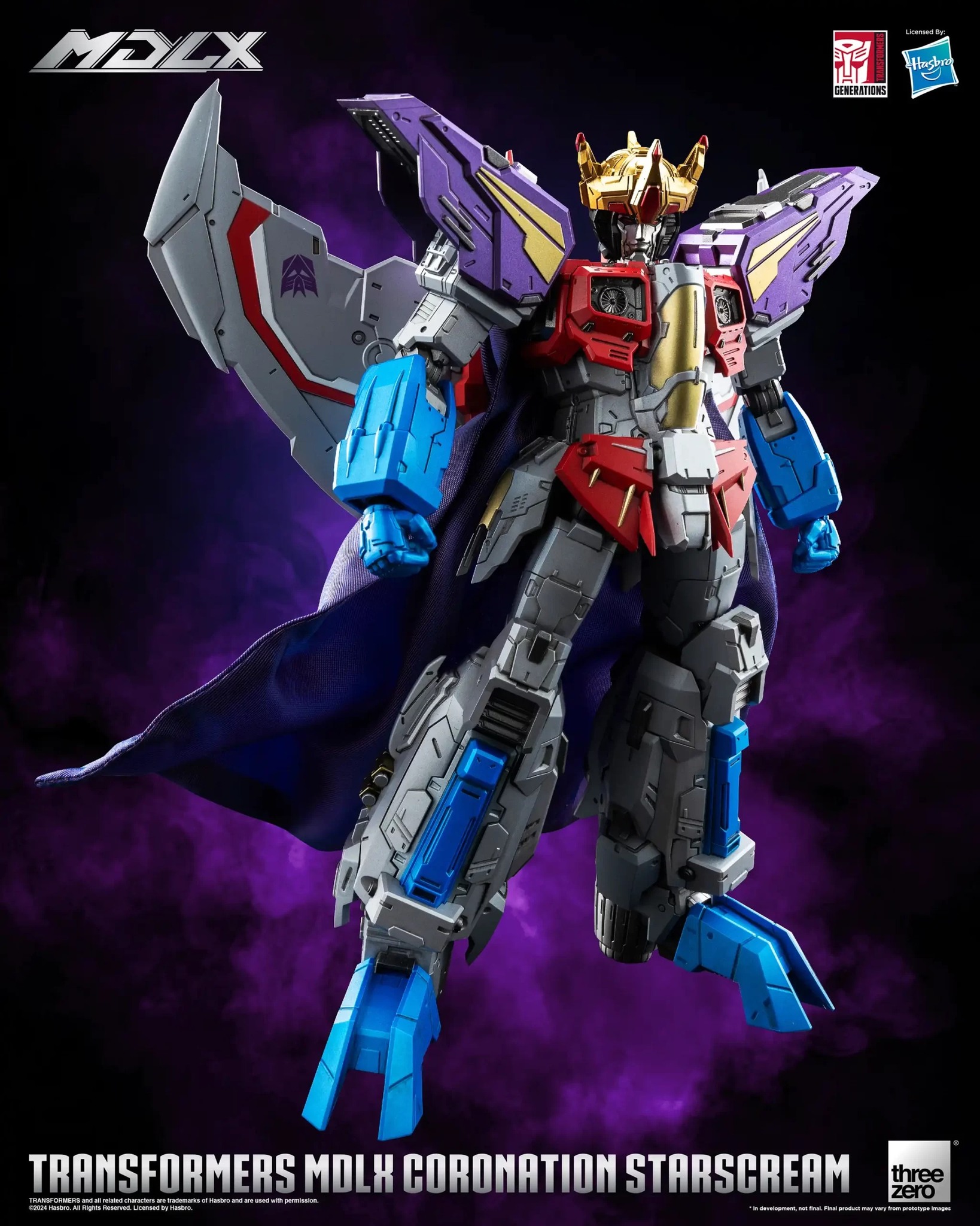 [สั่งจอง]Threezero 3Z08320W0 : Transformers - MDLX Coronation Starscream (20Cm)