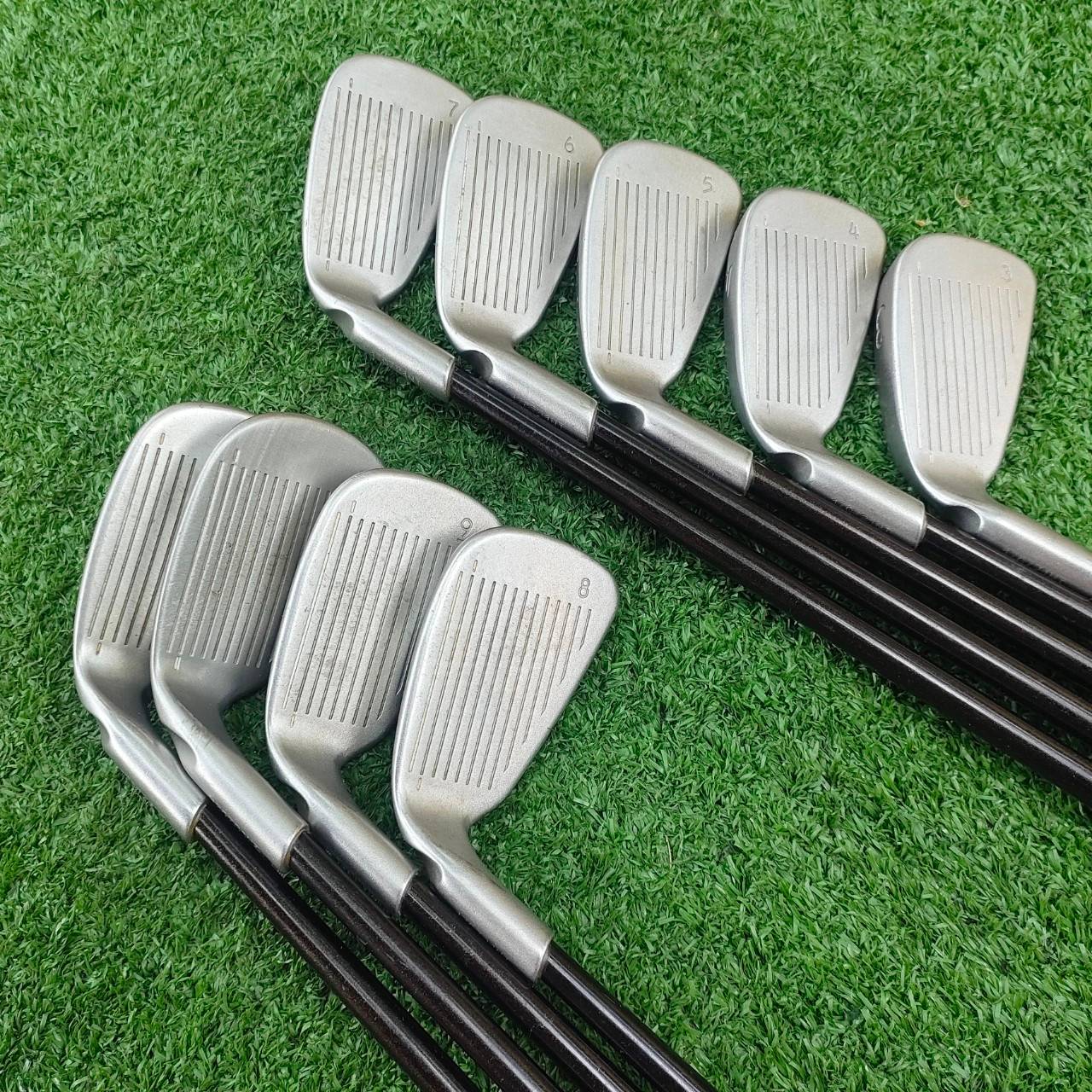 ชุดเหล็ก PING i/3 O-SIZE มีเหล็ก 3-9 เเละ SW W ก้าน PING 350 SERIES FLEX R *สติ๊กเกอร์ด้านหลังหลุดหลายตัว* ไม้กอล์ฟพรีเมี่ยมมือสอง By NakaraLuxurious