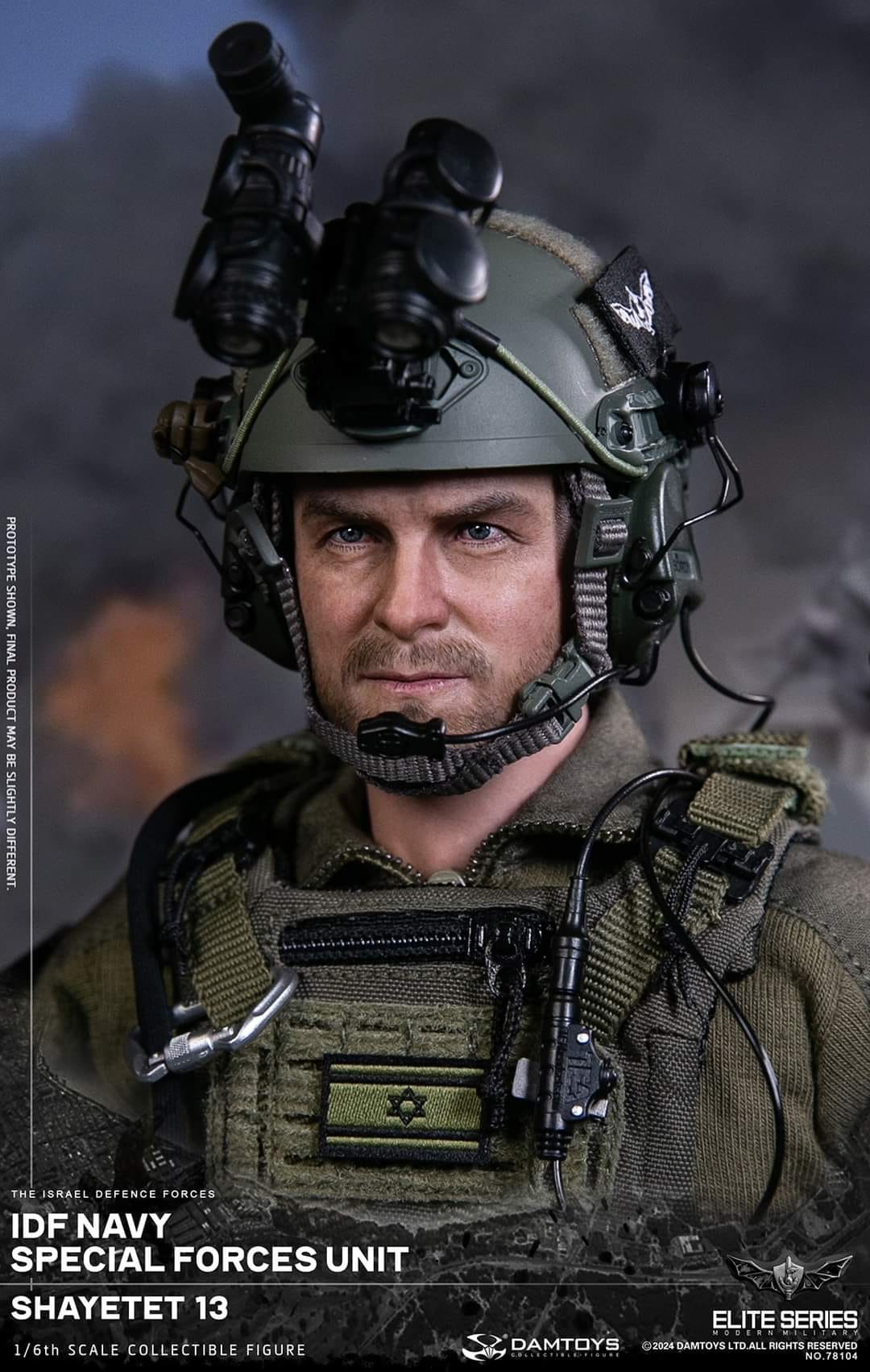 [สั่งจอง]DAMTOYS 78104 1/6 : IDF Navy special forces unit Shayetet 13 Action Figure