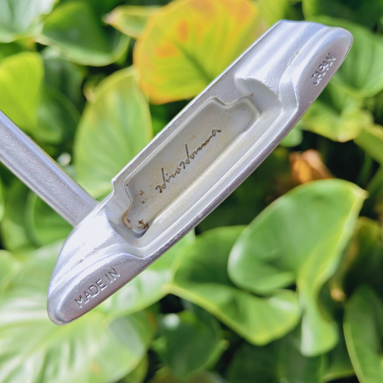 PUTTER HIRO HONMA FE-8032 หน้าทองคำ 24K BP ก้าน TWIN KICK DORIC Titanium 4 ดาว