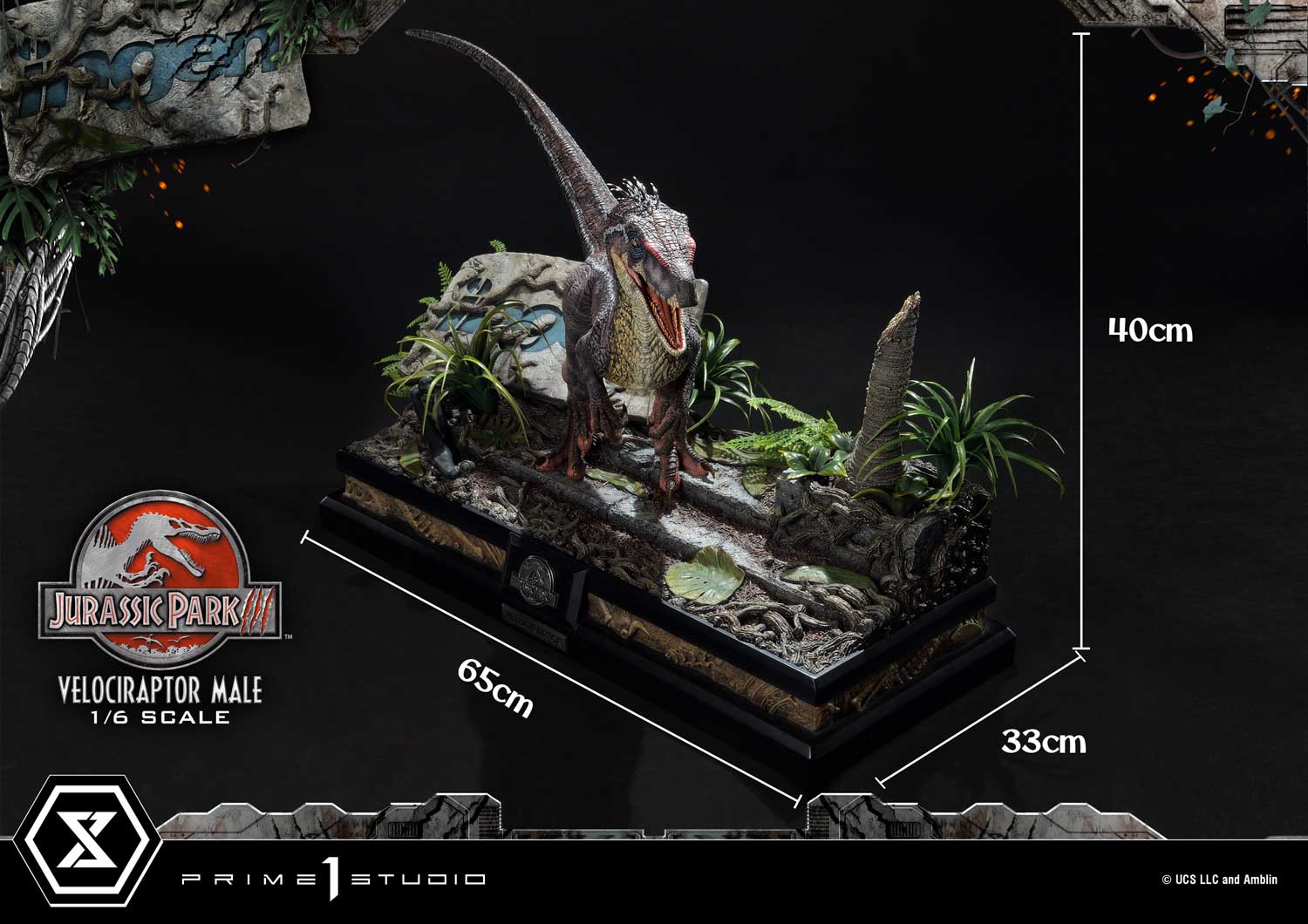 [สั่งจอง] Prime 1 Studio : LMCJP-10: Velociraptor Male (Jurassic Park 3)