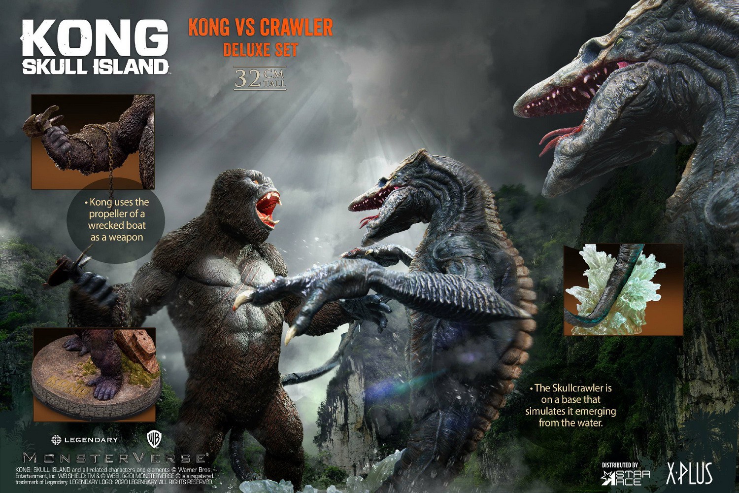 [สั่งจอง]Star Ace Kong Skull Island : Kong 2.0 VS Skull Crawler