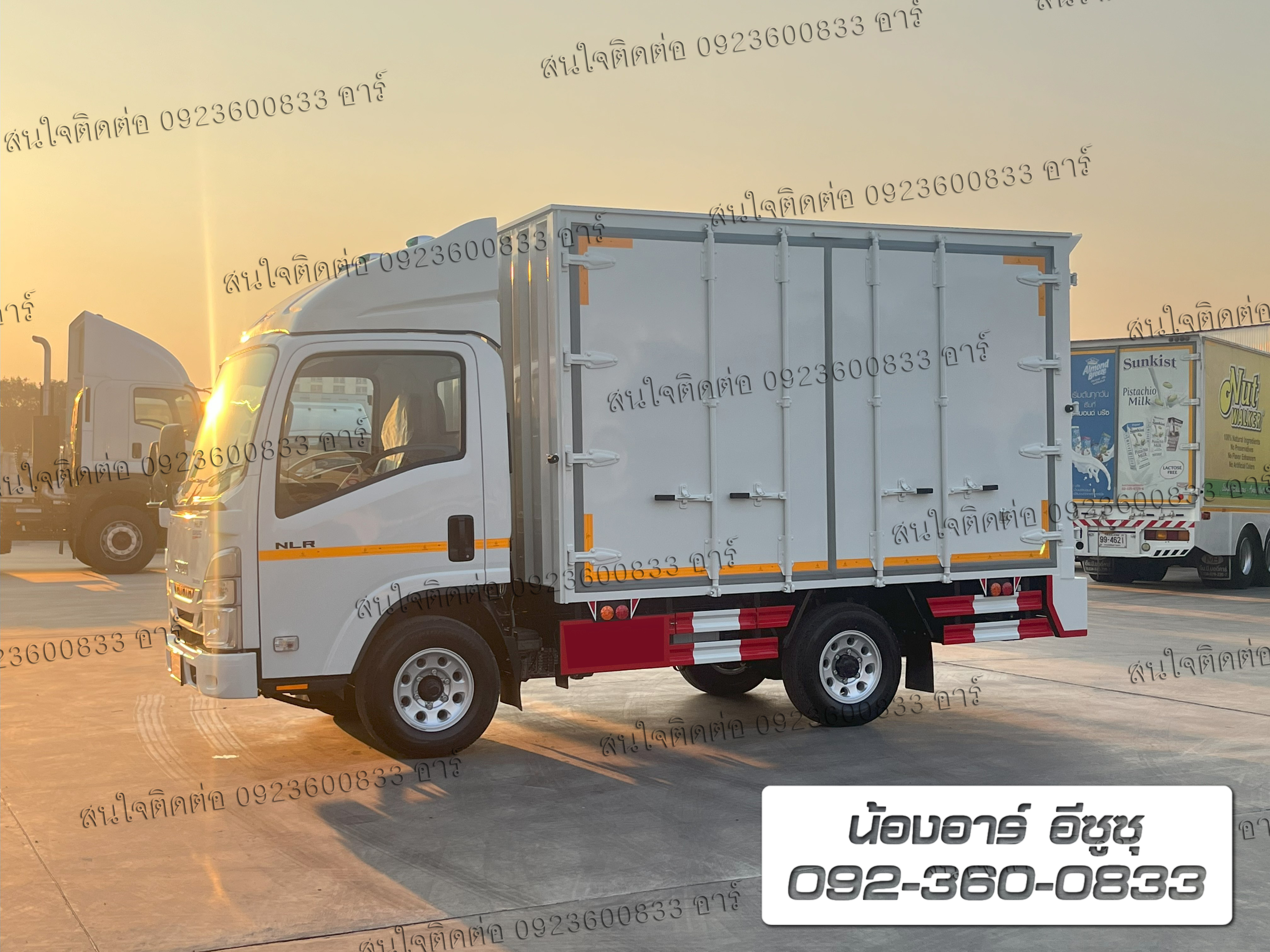 4 ล้อ ISUZU NLR Euro5 Max ตู้ 6 บาน เปิดรอบคัน