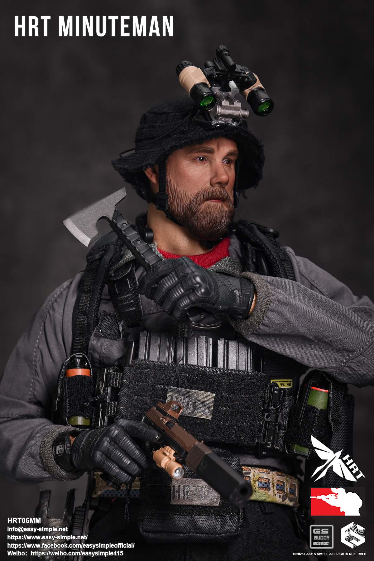 [สั่งจอง]HRT Minuteman HRT06MM 1/6 : ShotShow 2025 Exclusive