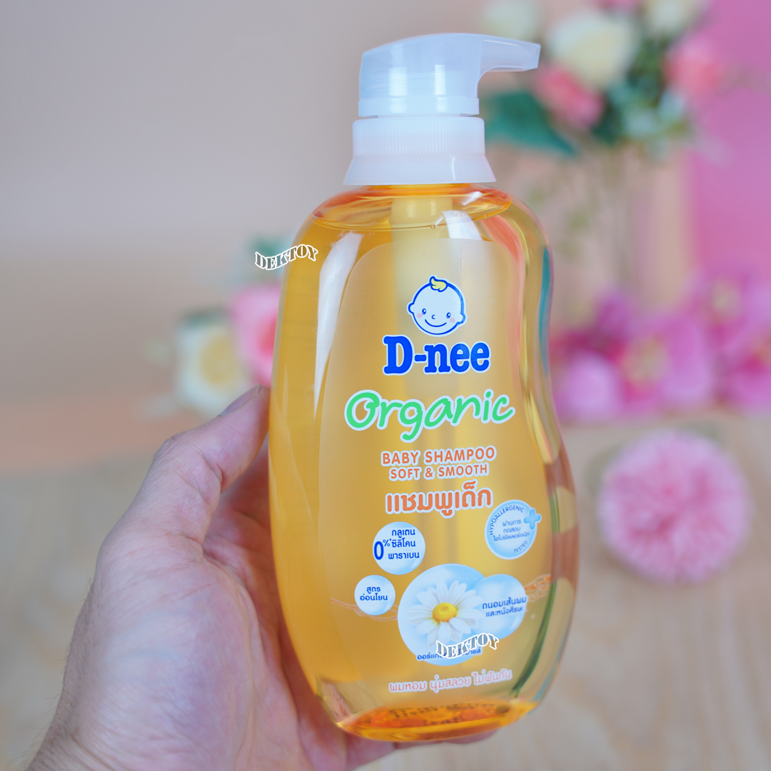 D-nee ดีนี่ ออร์แกนิค เบบี้แชมพู ซอฟท์แอนด์สมูท 400 มล.