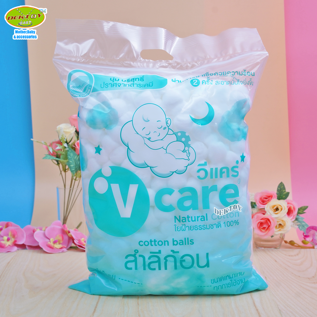 V-care วีแคร์ สำลีก้อนวีแคร์ถุงจัมโบ้ 450 กรัม