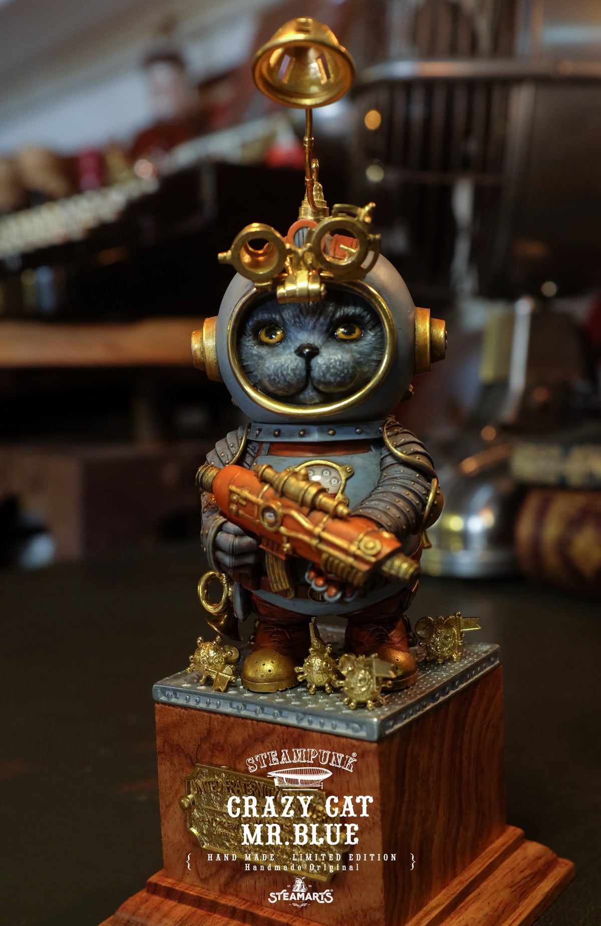 [สั่งจอง]STEAMARTS : CRAZY CAT MR.BLUE [Grey/Blue version]