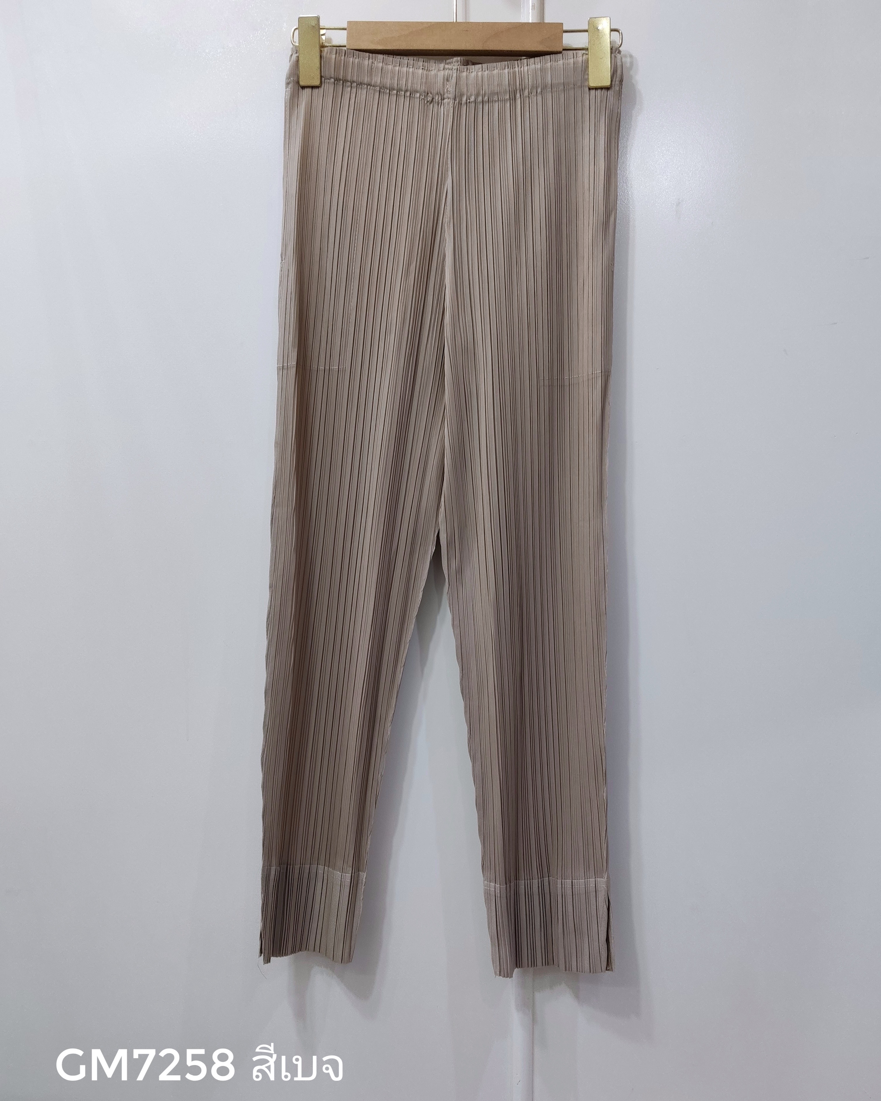 ยาว 34 นิ้ว 2MUAY รุ่น GM7258 กางเกงอัดพลีท SLIM FIT PLEATED PANTS 55 สี FREE SIZE