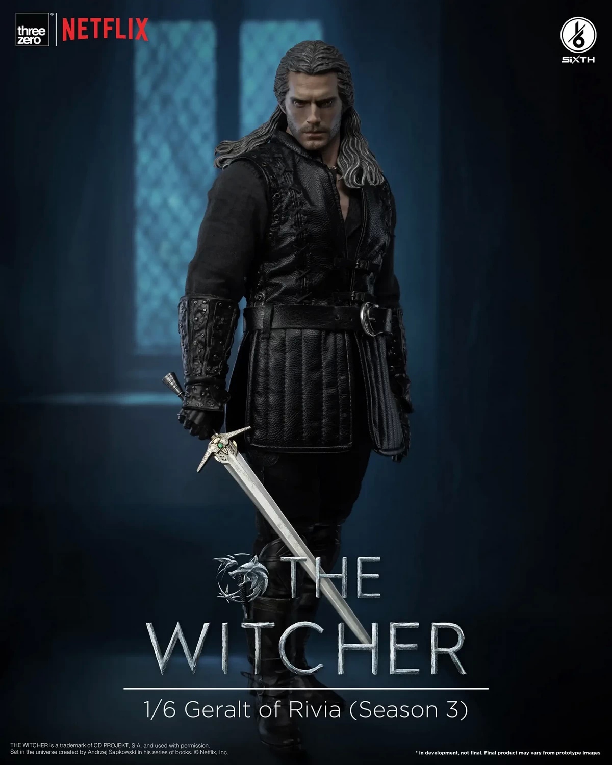 [สั่งจอง] Threezero 3Z05320W0 1/6 : Netflix The Witcher - Geralt of Rivia (Season 3)