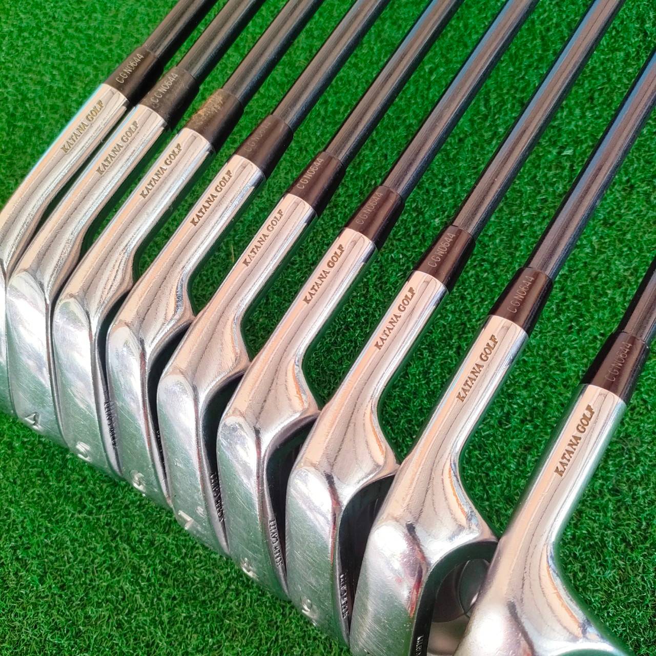 ชุดเหล็ก KATANA SWORD 501C T-GOLD SCRFW CAVITY เหล็ก FORGED พรีเมี่ยมแบบสุดๆ มีเหล็ก 3-9 เเละ PW SW