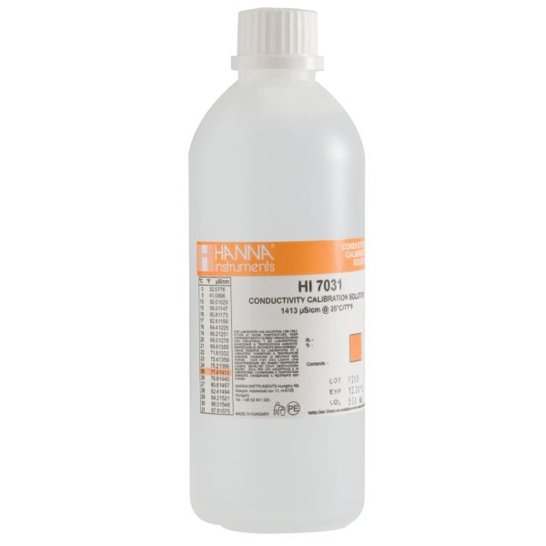 Conductivity Std. 1413uS/cm ขนาด 500ml ยี่ห้อ Hanna