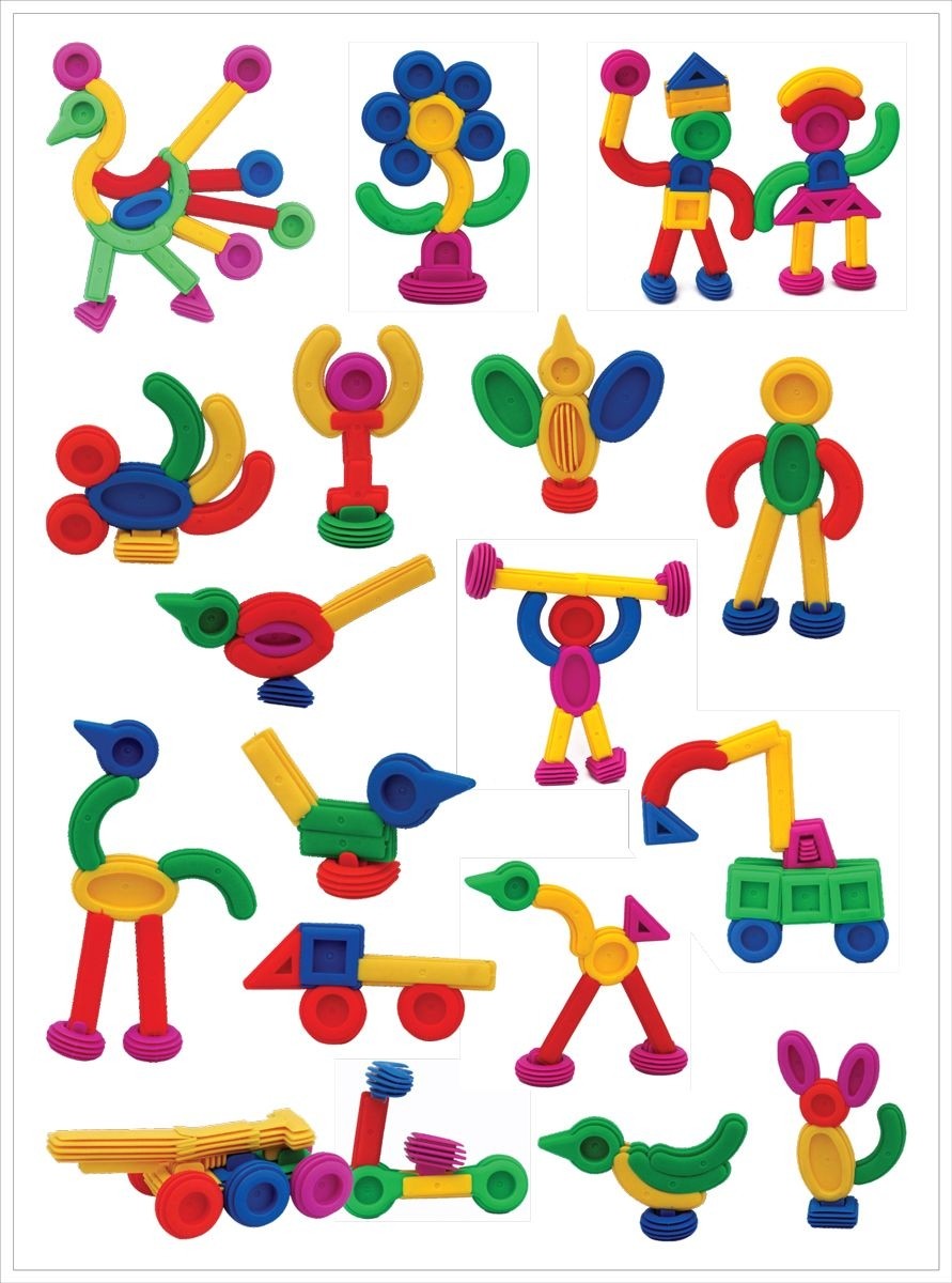 สีสันสานสัมพันธ์ 160 ชิ้น รูปทรง ,ตัวต่อยาง , ส่งเสริมการเรียนรู้ ,ของเล่นเสริมพัฒนาการ,ของเล่น , สื่อการสอน ,เสริมจินตนาการ