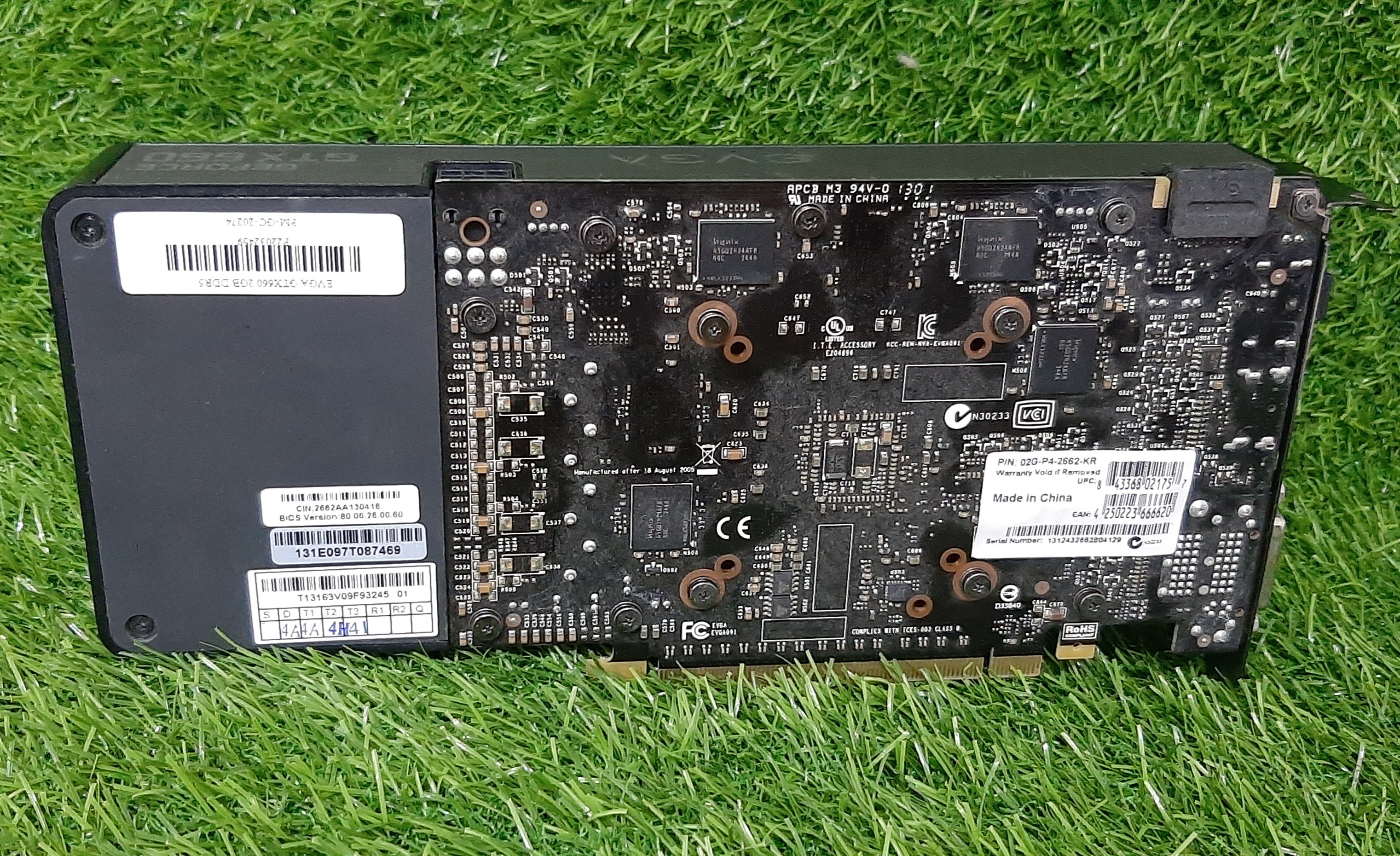 EVGA GeForce GTX660 2048MB GDDR5 192-Bit, Dual DVI-D, HDMI, DP สภาพดี มือสอง ประกันร้าน 1 เดือน