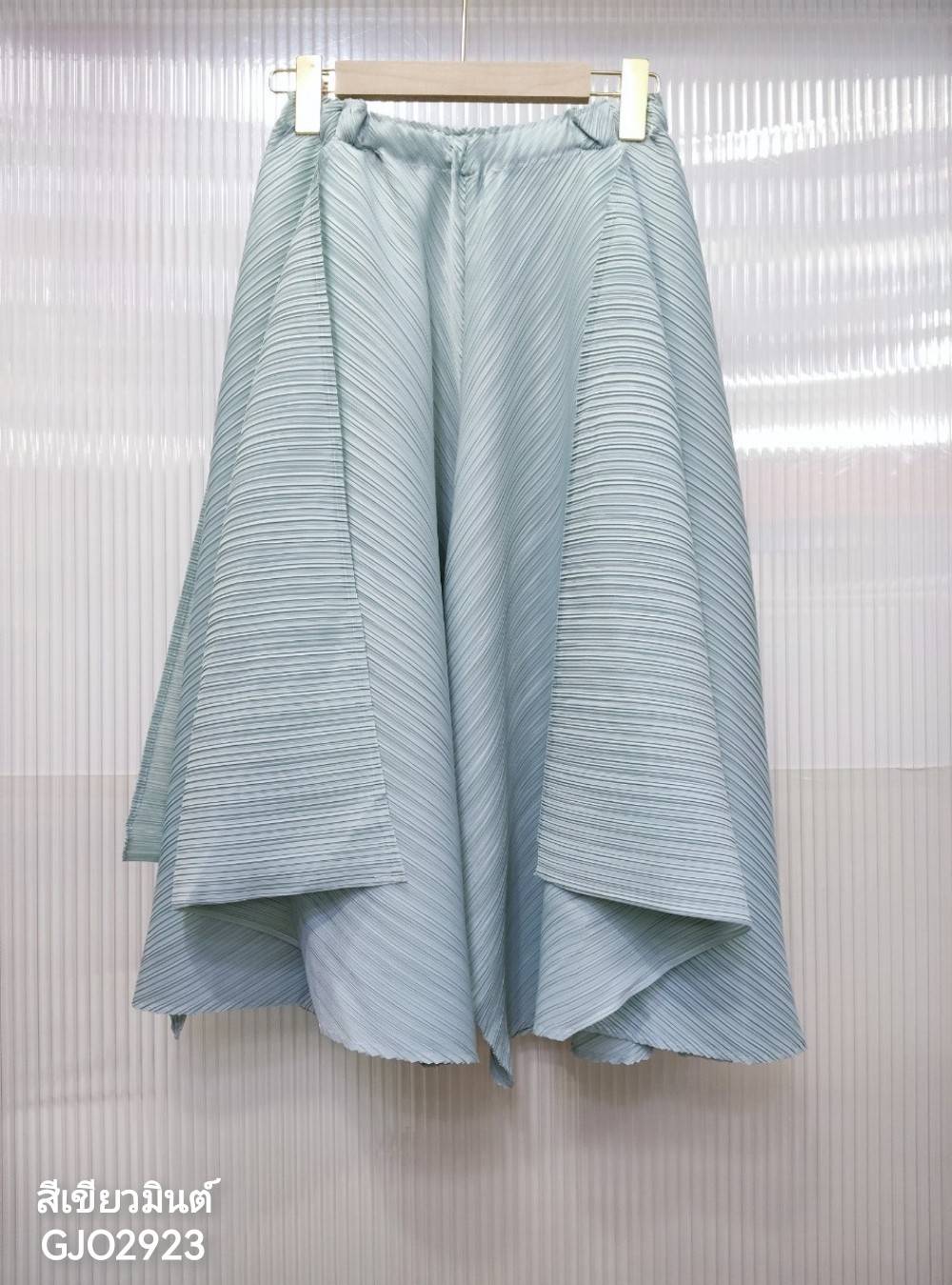 ยาว 28นิ้ว!! 2MUAY รุ่น GJO2923 FLARED PLEAT PANT กางเกงผู้หญิง กางเกงพลีทคุณภาพ 12สี FREE SIZE