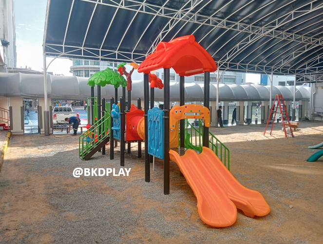 เครื่องเล่นสนามกลางแจ้ง ชุดสวนดอกไม้, เครื่องเล่นสนามปฐมวัย,ครุภัณฑ์สนามเด็กเล่น, สพฐ,โครงการโรงเรียนประชารัฐ playground,สไลเดอร์,ของเล่นเสริมพัฒนาการ,เครื่องเล่นสนาม, สนามเด็กเล่น