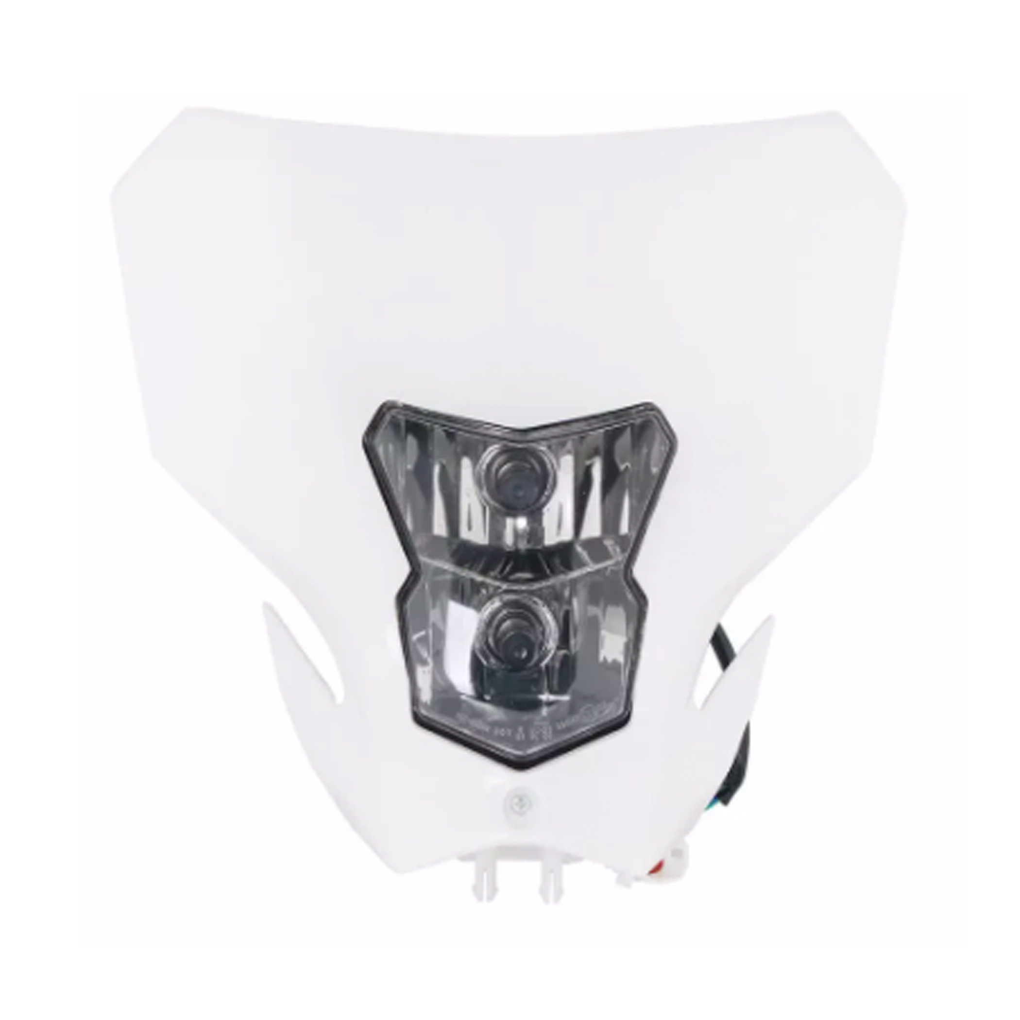 หน้ากากทรง CRF450L ไฟธรรมดา สีขาว