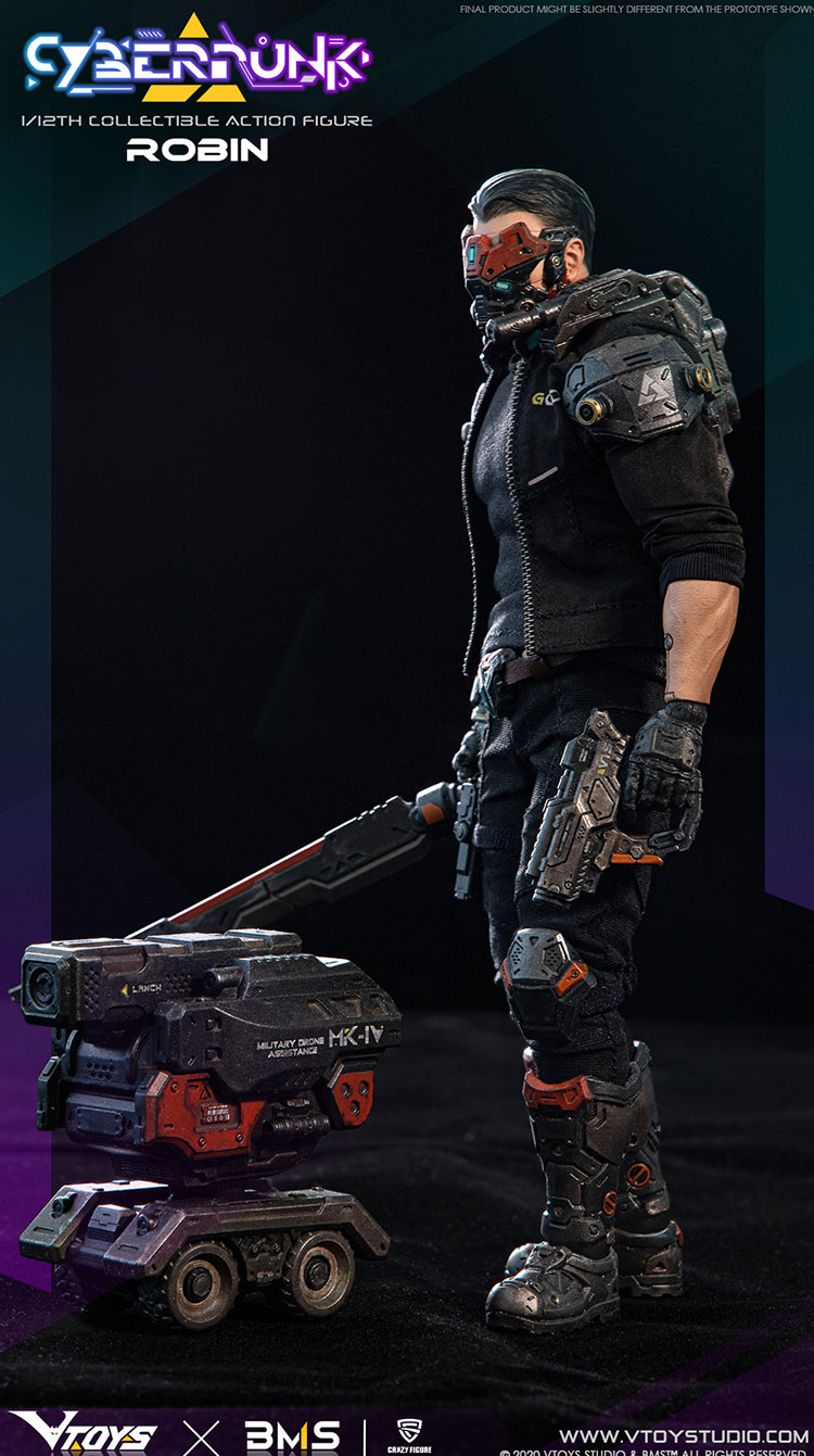 [สั่งจอง] VTOYS X BMS X CF 1/12 : Cyberpunk Robin Deluxe Ver.