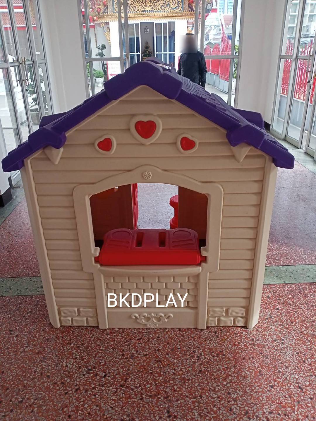 ส่งฟรี! บ้านเจ้าหญิงสีขาวม่วง บ้านของเล่น ,บ้านเด็ก ,บ้านพลาสติกของเล่นเด็ก,พร้อมส่ง