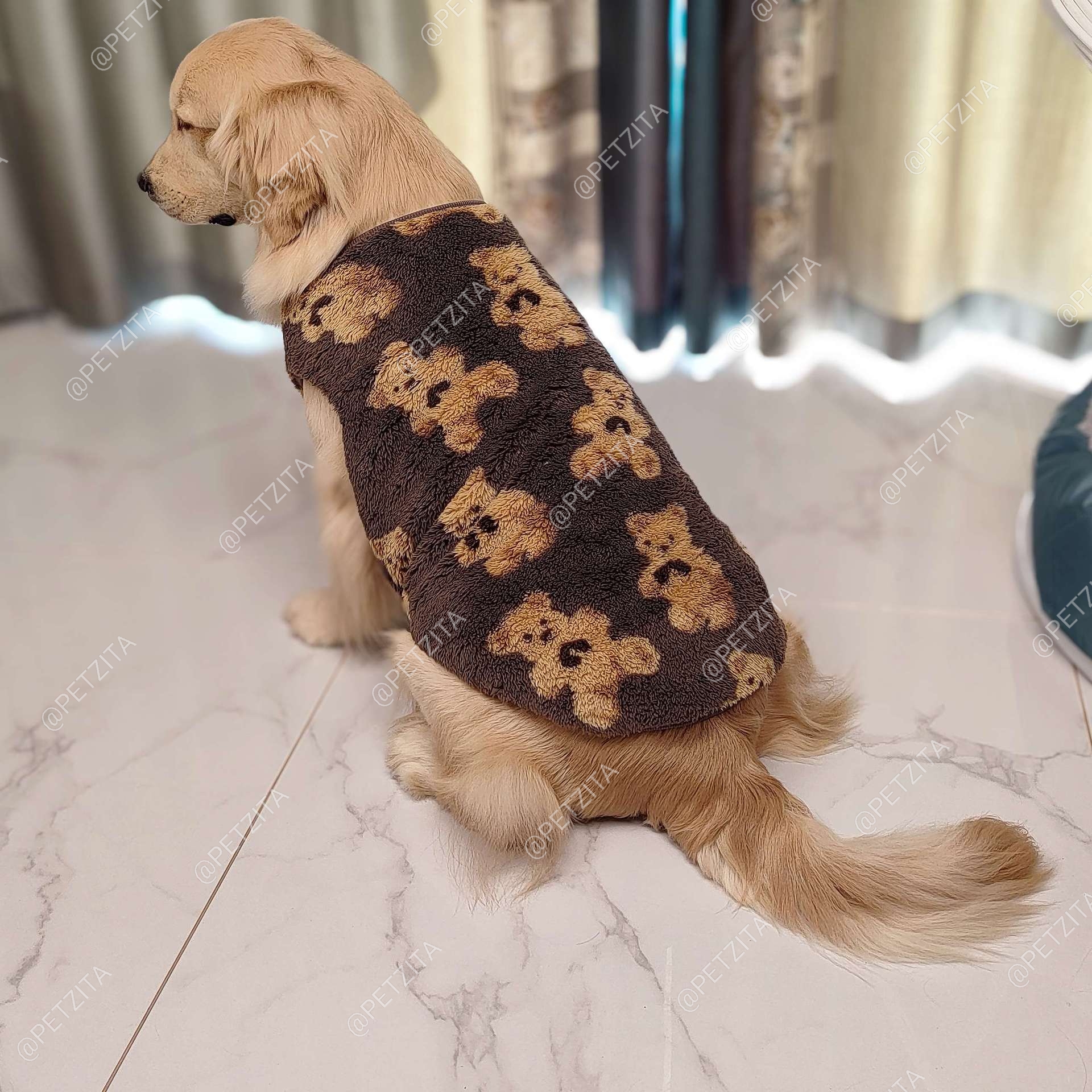 🇹🇭พร้อมส่ง🇹🇭 🐶🐕 เสื้อผ้าสำลีขนปุยนุ่มนิ่ม สำหรับ สุนัขพันธุ์กลาง ถึง หมาใหญ่