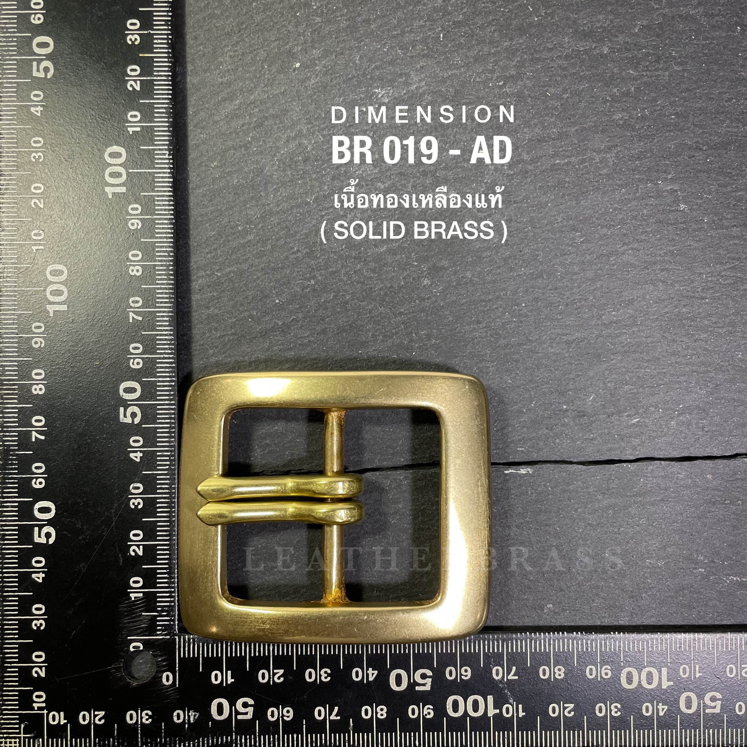 ฺBR019-AD หัวเข็มขัดทองเหลือง ขนาด 38มิลหรือ 1.5นิ้ว**ราคาต่อชิ้น**