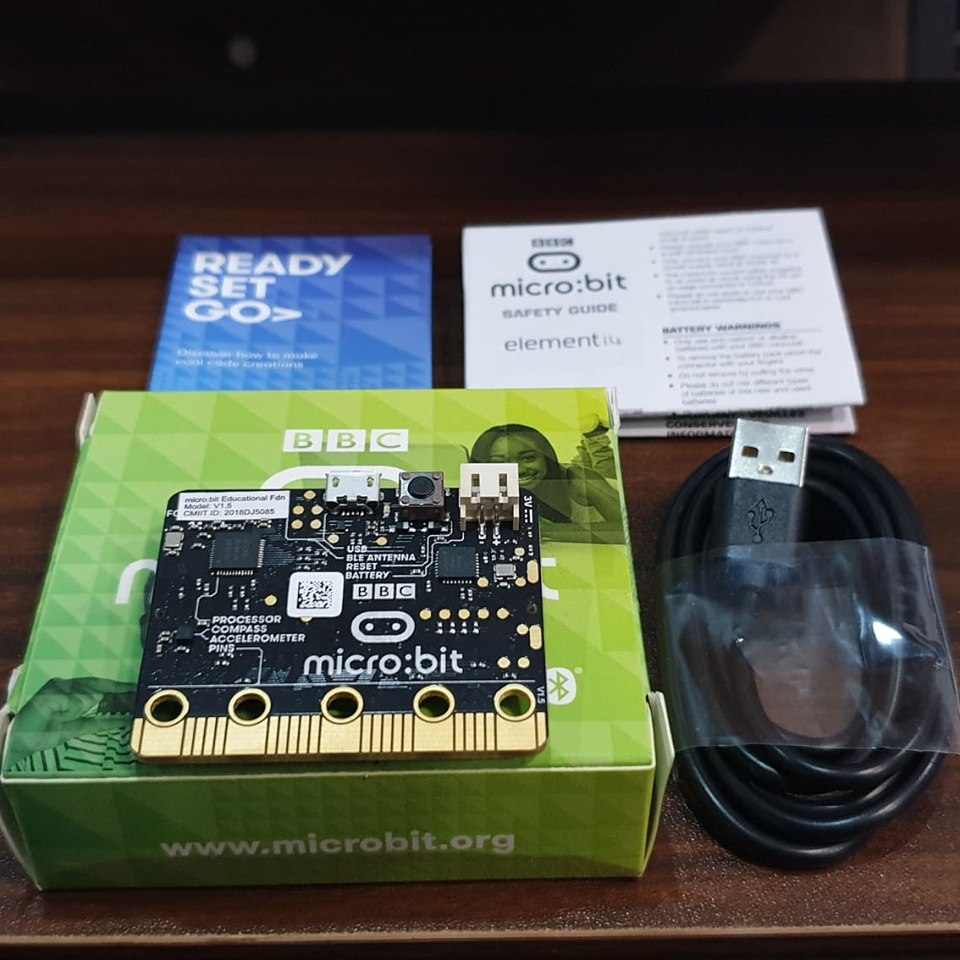 บอร์ด ไมโครบิต microbit พร้อมสาย micro USB